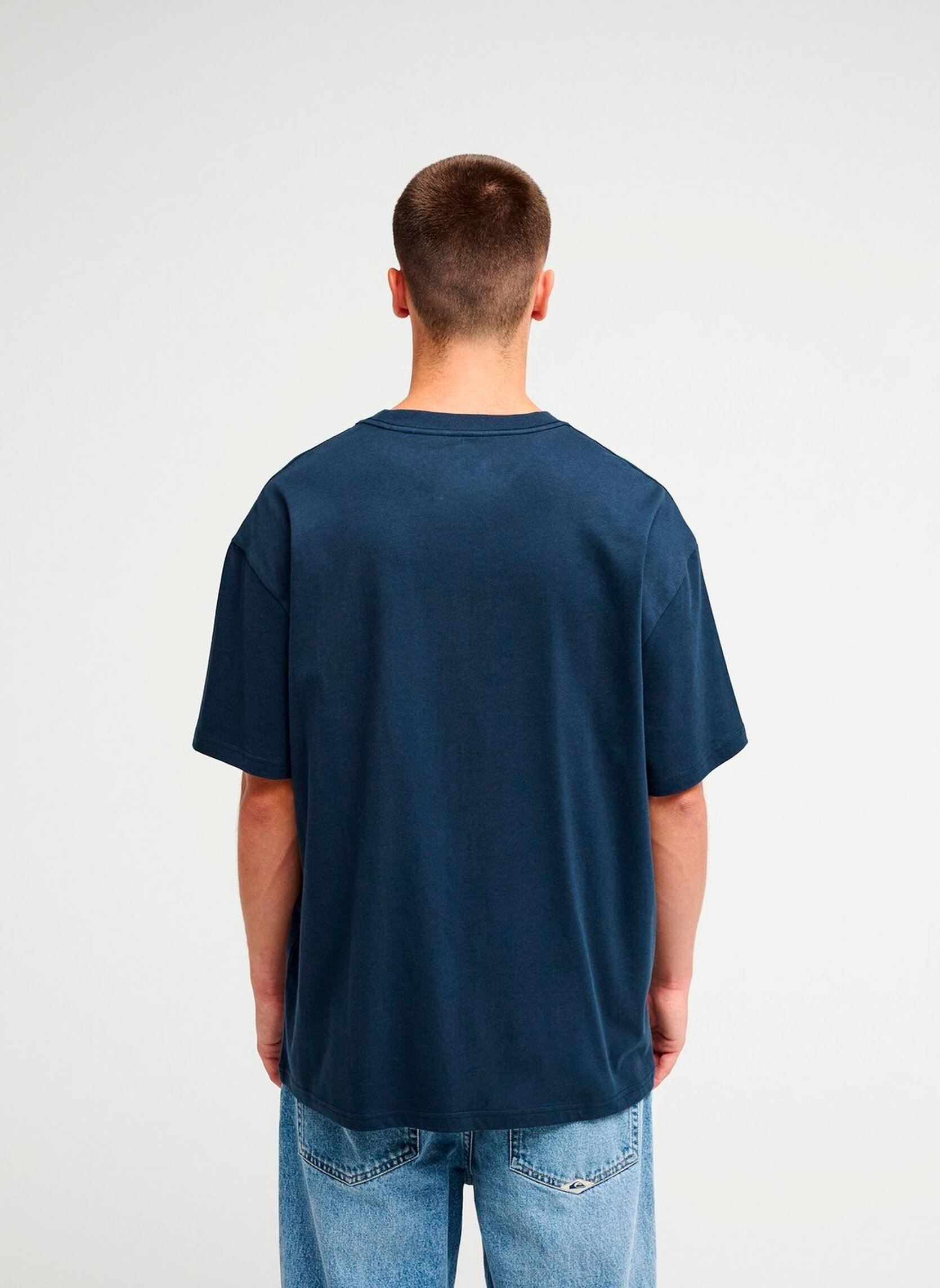 Tee-shirts Slacker Ss homme bleu Quiksilver Tee-shirts Slacker Ss homme bleu DARK NAVY