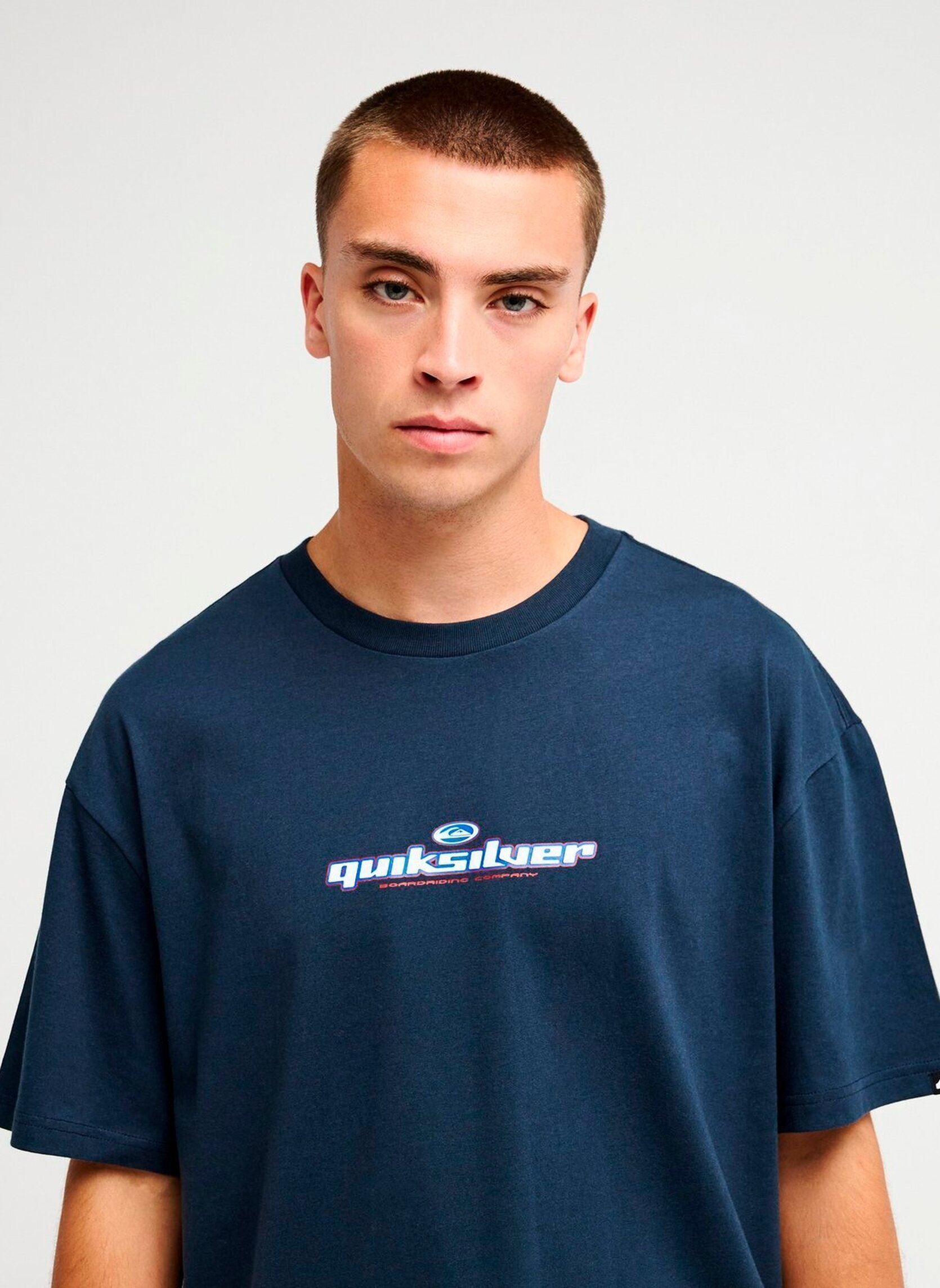 Tee-shirts Slacker Ss homme bleu Quiksilver Tee-shirts Slacker Ss homme bleu DARK NAVY