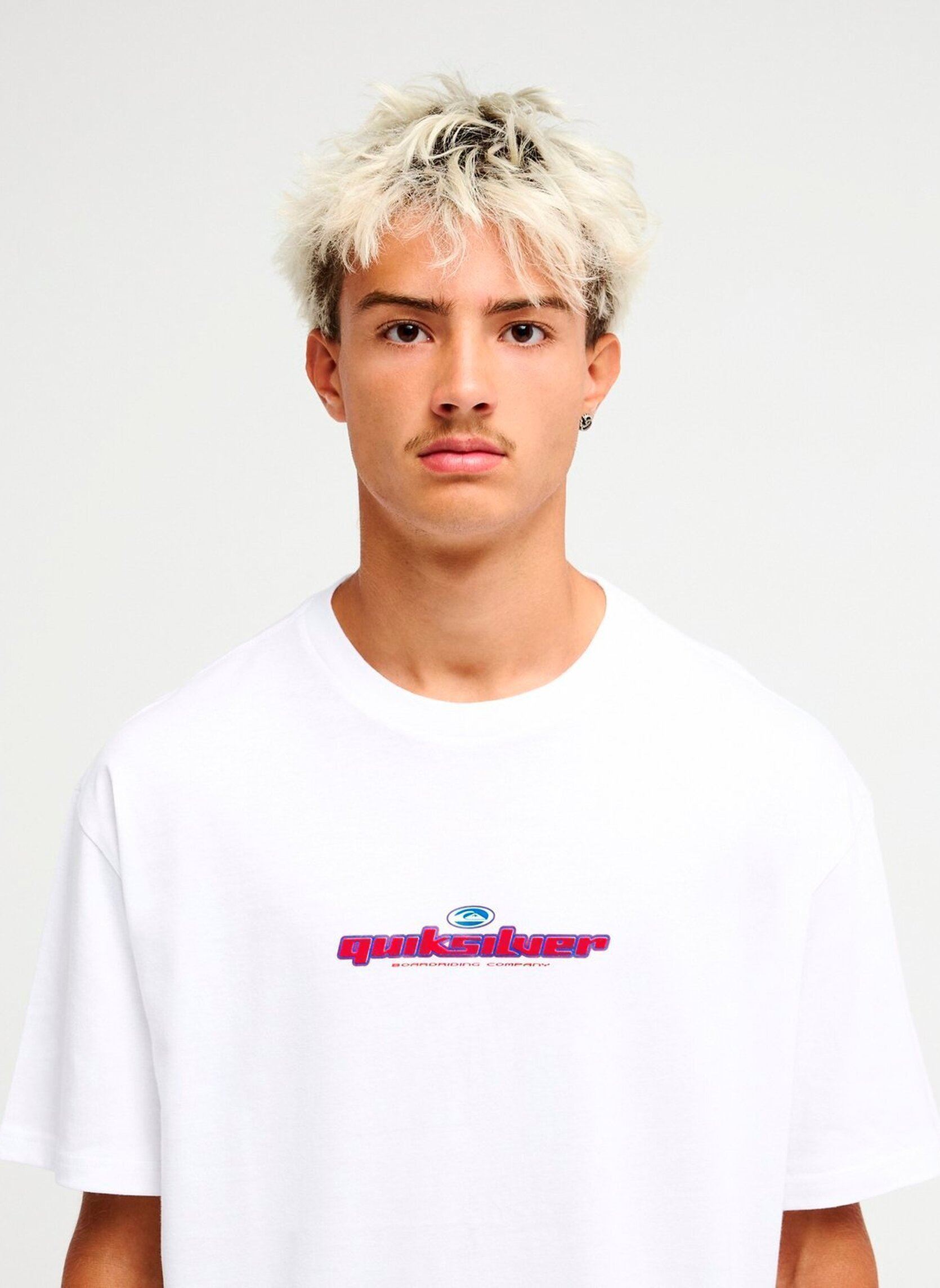 Tee-shirts Slacker Ss homme blanc Quiksilver Tee-shirts Slacker Ss homme blanc WHITE