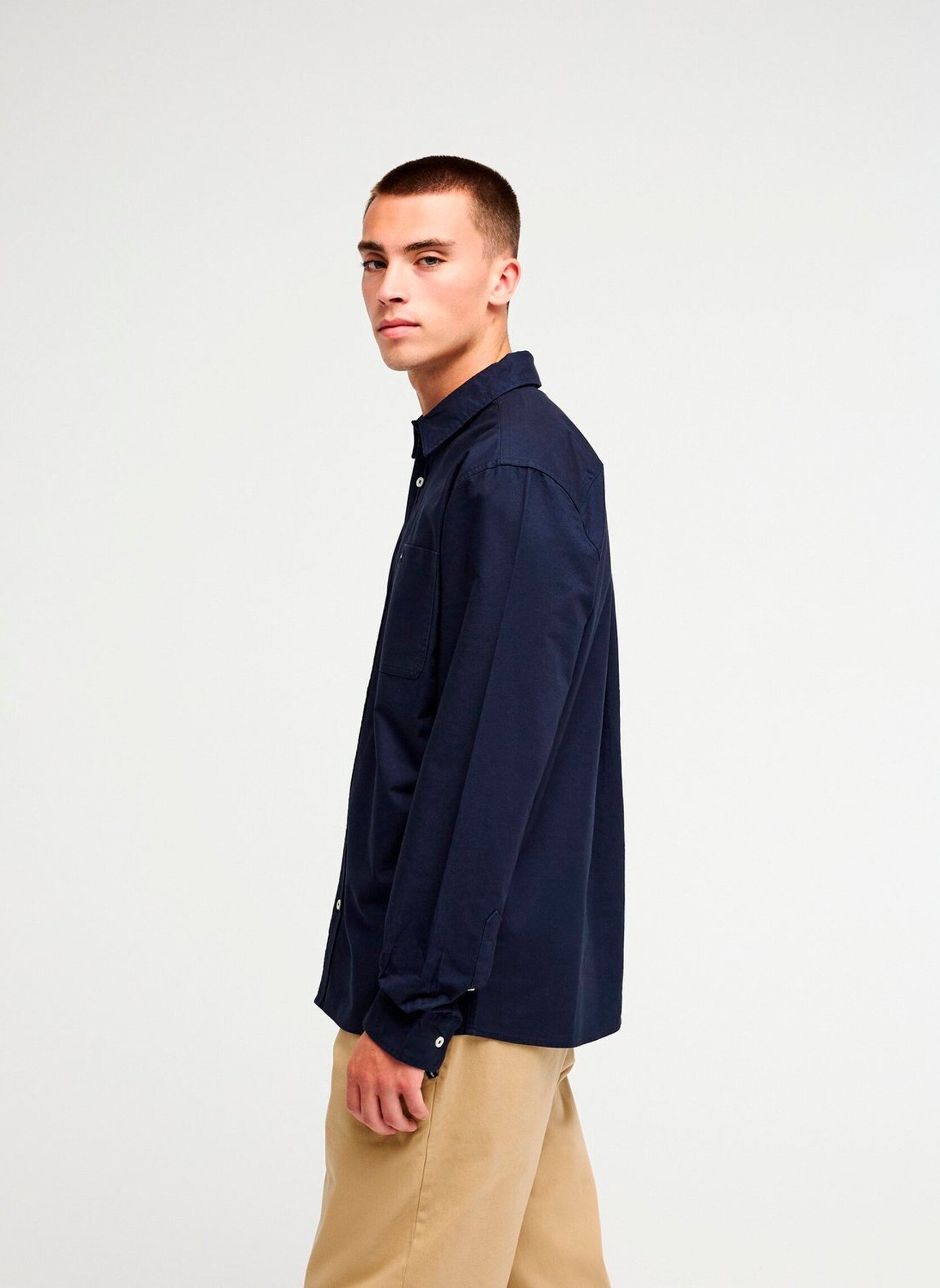 Chemises Smoke Trail Oxf homme bleu Quiksilver Chemises Smoke Trail Oxf homme bleu DARK NAVY