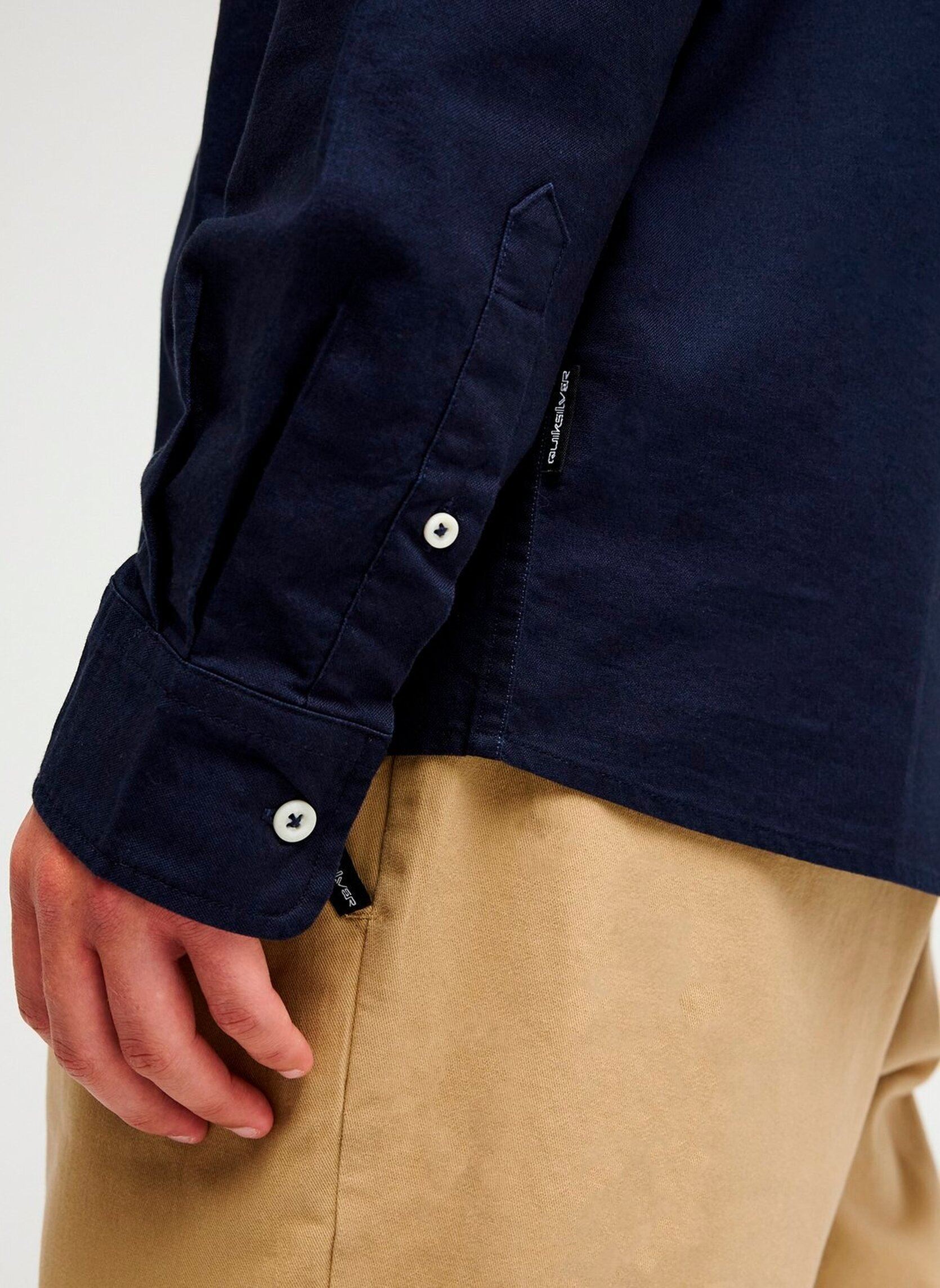 Chemises Smoke Trail Oxf homme bleu Quiksilver Chemises Smoke Trail Oxf homme bleu DARK NAVY