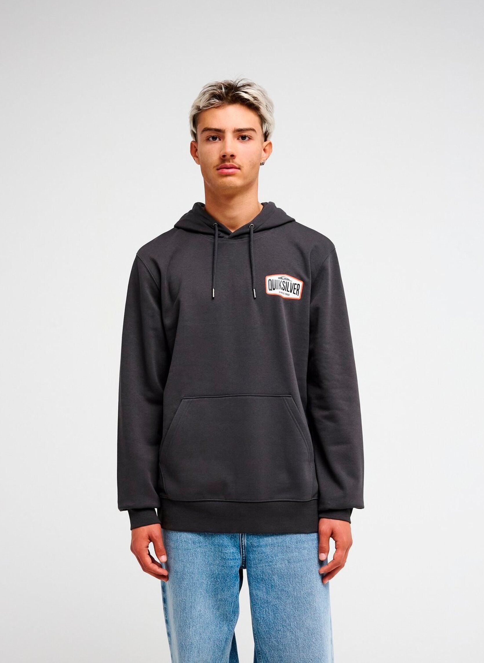 Sweats Surf Garage Hoo homme gris Quiksilver Sweats Surf Garage Hoo homme gris TARMAC