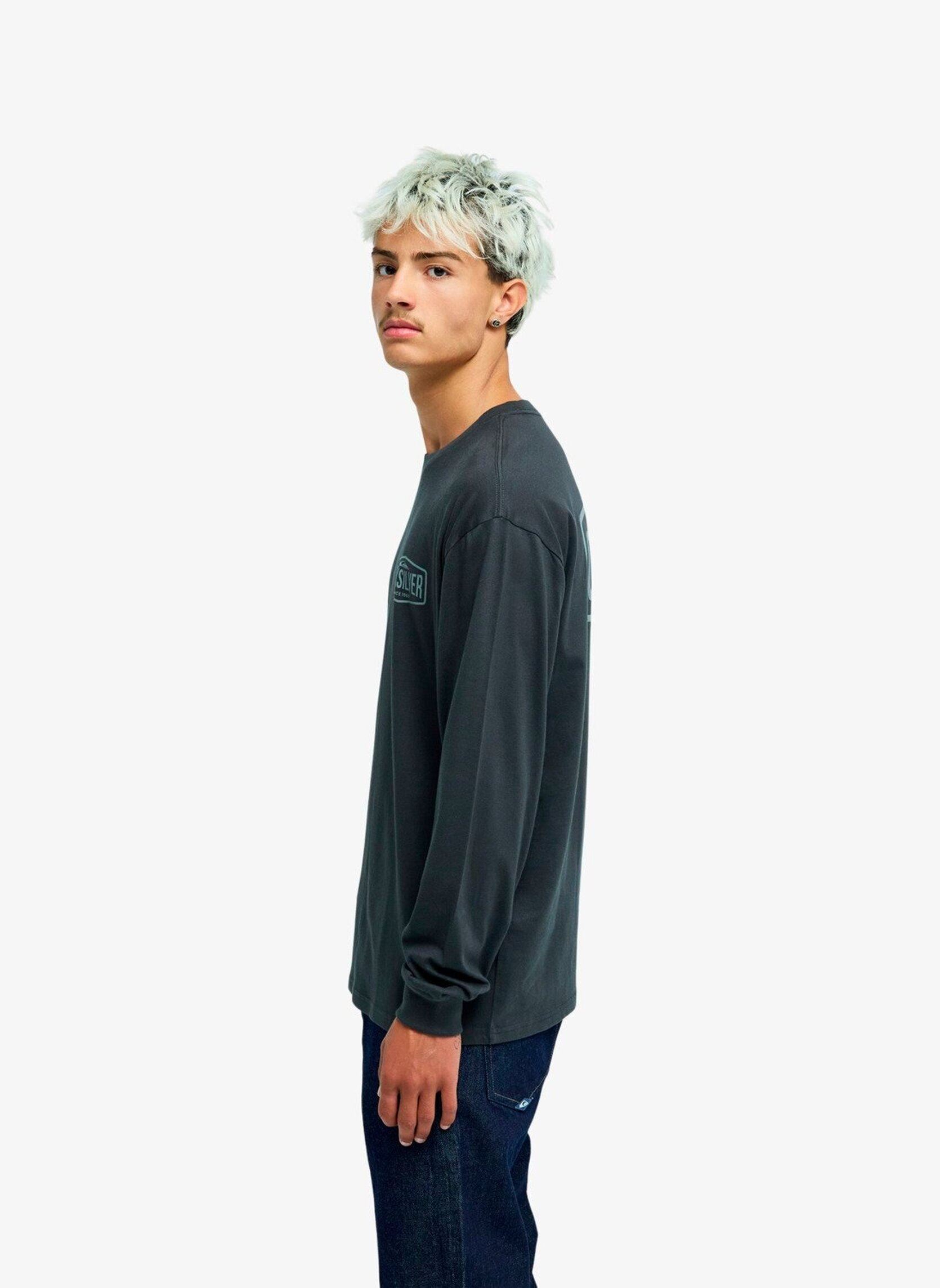 Tee-shirts Surf Garage Ls homme noir Quiksilver Tee-shirts Surf Garage Ls homme noir TARMAC