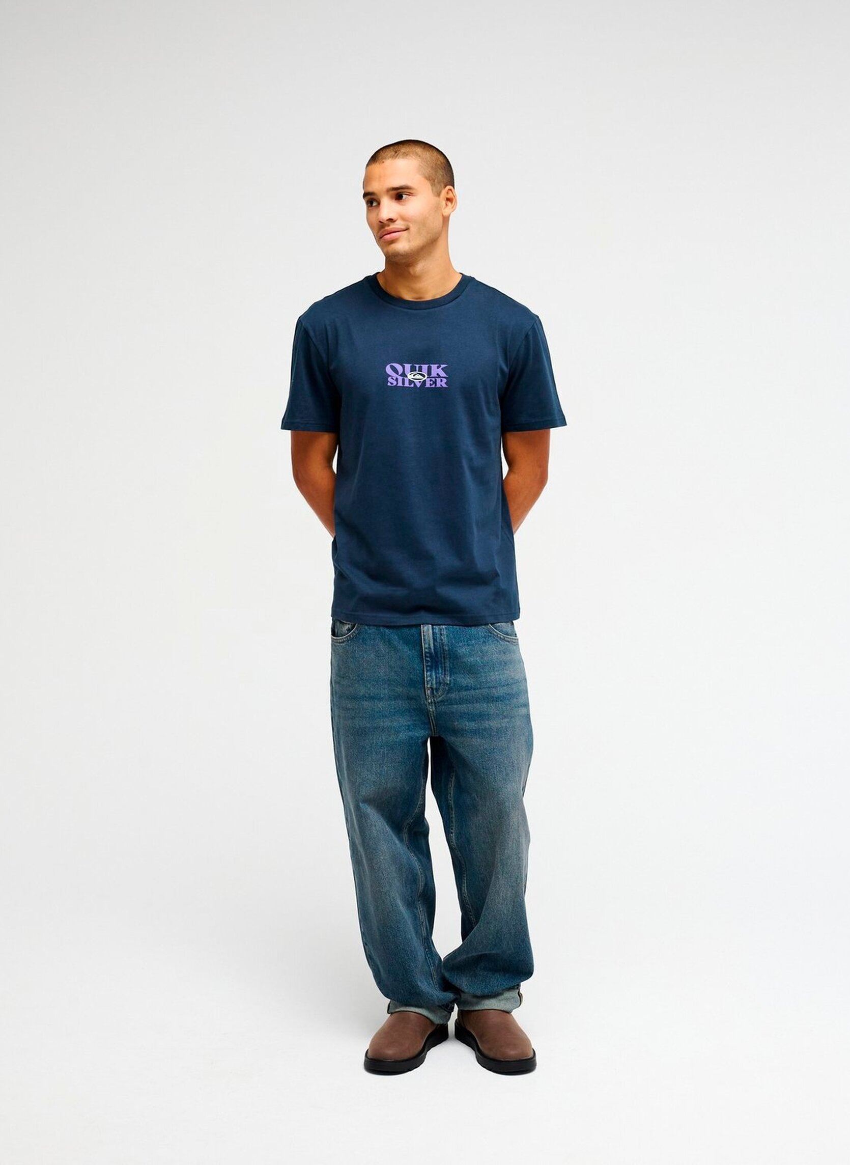 Tee-shirts True Ss homme noir Quiksilver Tee-shirts True Ss homme noir DARK NAVY