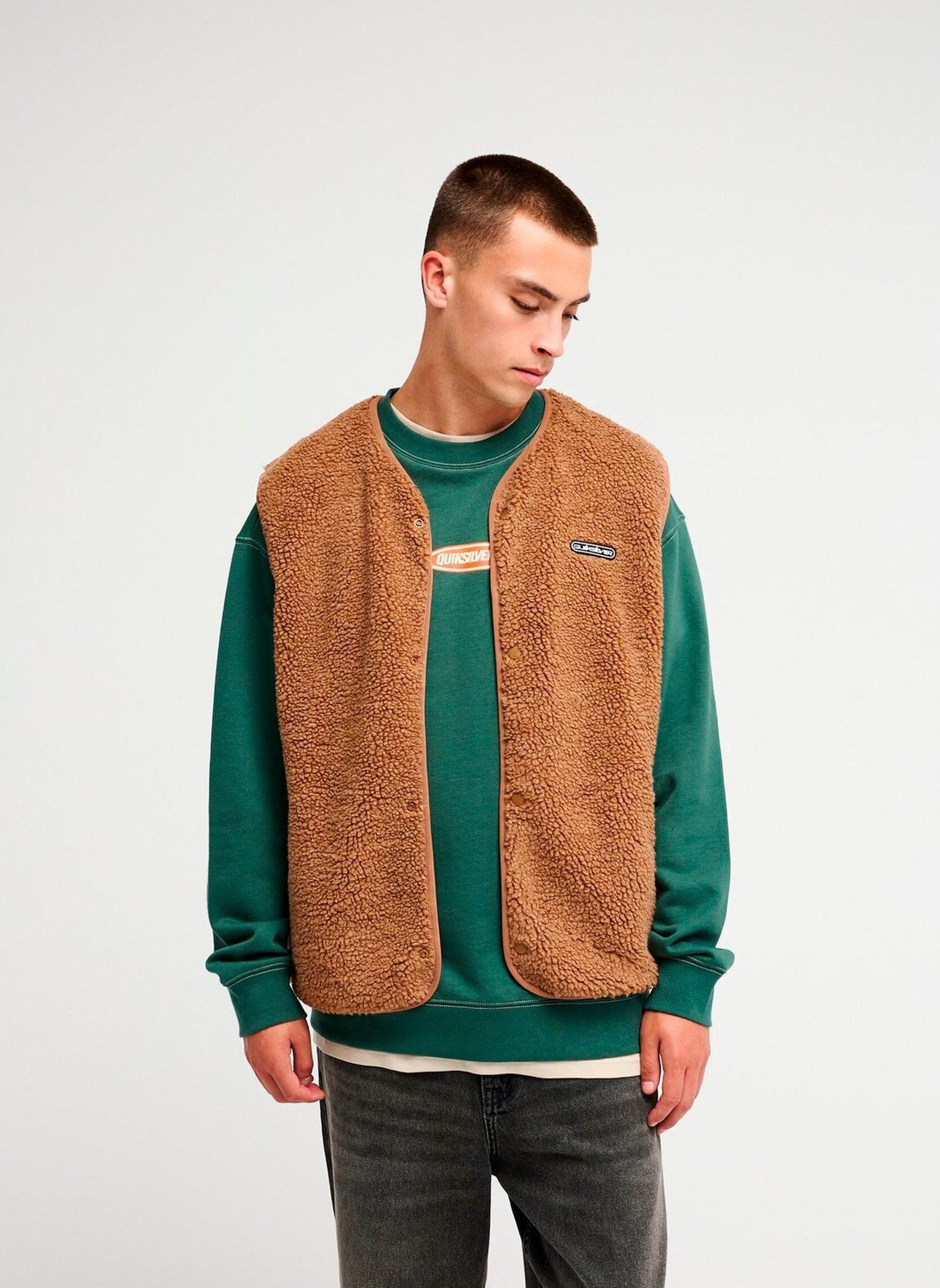 Vestes polaires Urban Storm Gil homme marron Quiksilver Vestes polaires Urban Storm Gil homme marron RAWHIDE