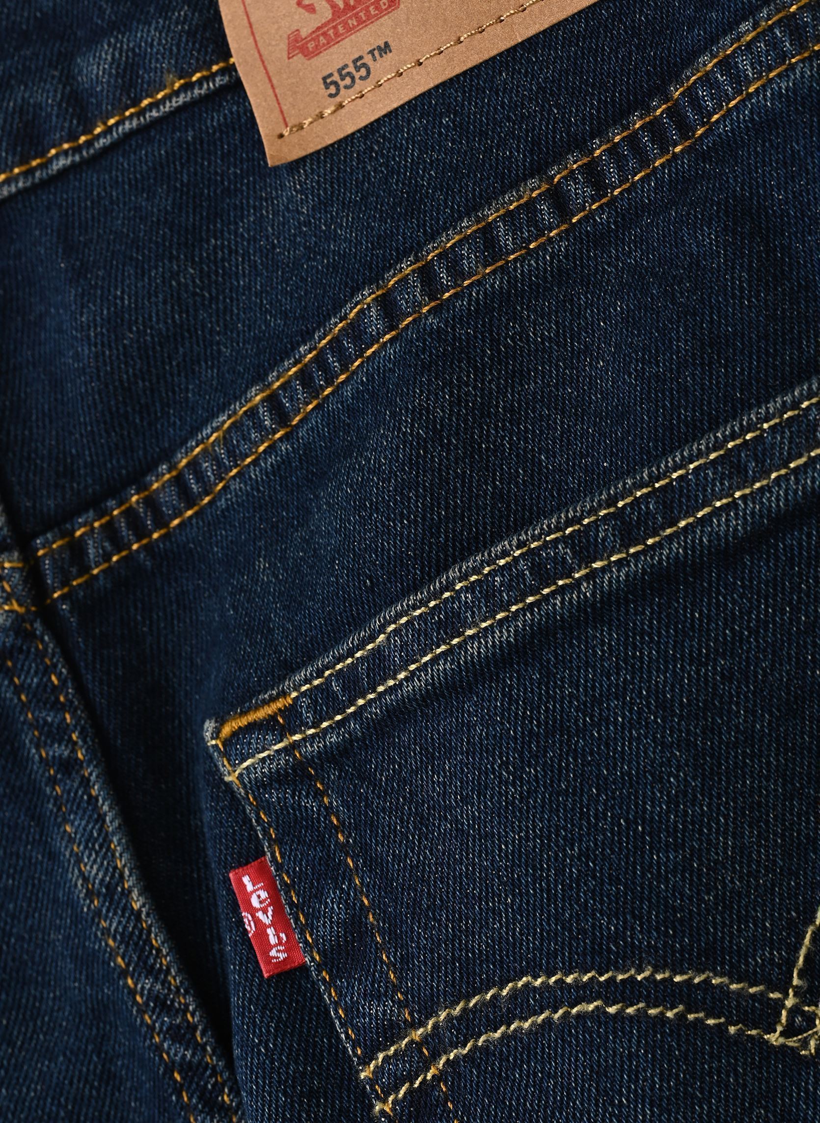 Jeans LVB 555 RELAXED STRAIGHT JEANS jungen blau Levi's Kids Jeans LVB 555 RELAXED STRAIGHT JEANS jungen blau DARK HOLLOW