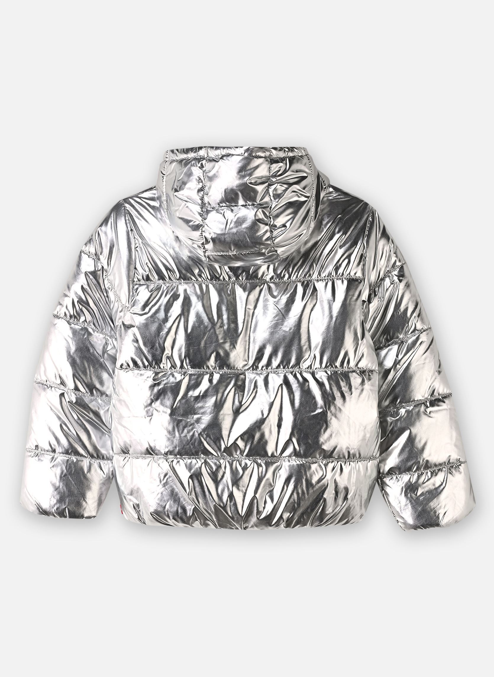 Doudounes LVG CORE BATWING PUFFER fille argent Levi's Kids Doudounes LVG CORE BATWING PUFFER fille argent SILVER METALLIC