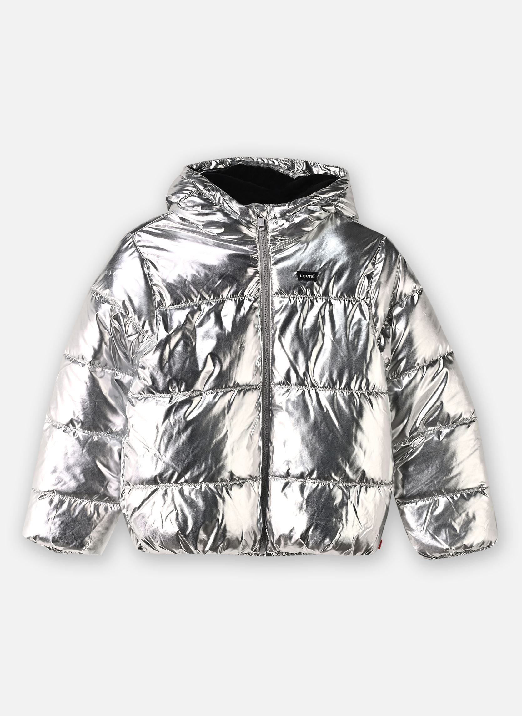 Doudounes LVG CORE BATWING PUFFER fille argent Levi's Kids Doudounes LVG CORE BATWING PUFFER fille argent SILVER METALLIC