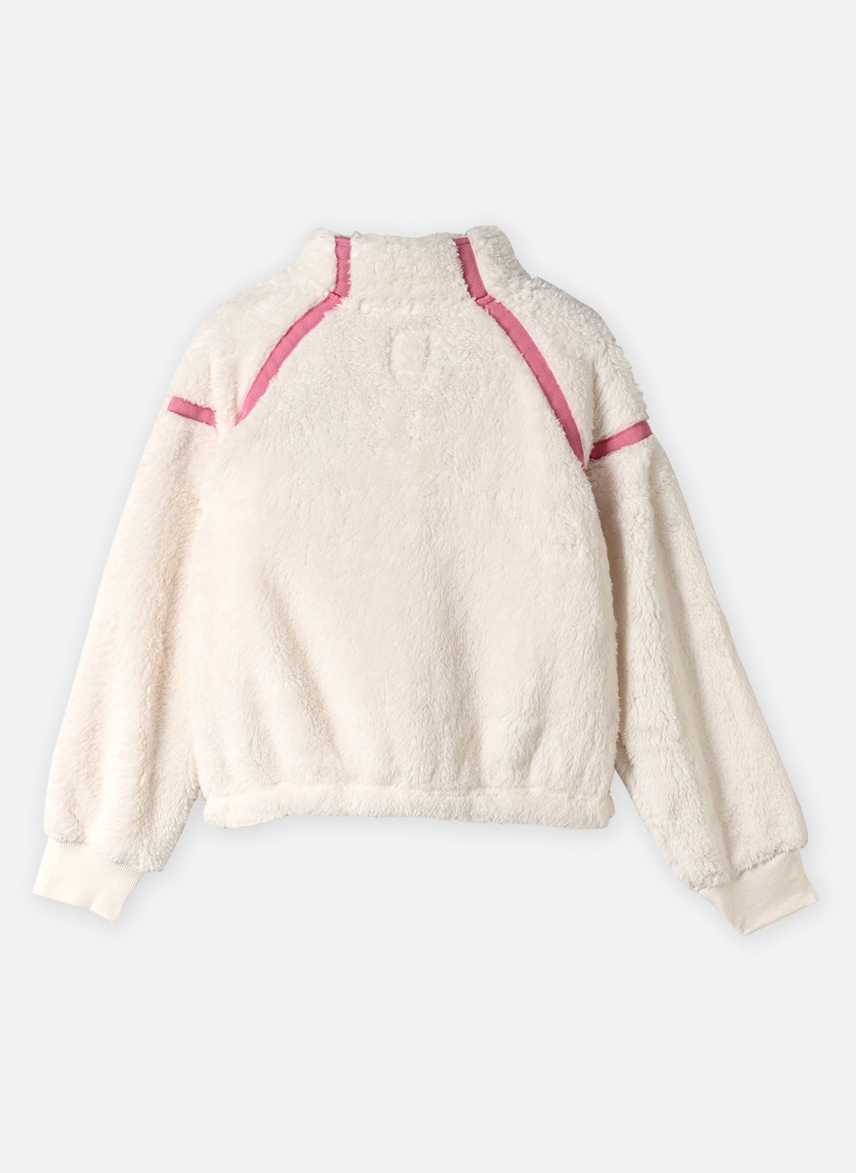 Vestes et manteaux LVG SHERPA HALF ZIP fille beige Levi's Kids Vestes et manteaux LVG SHERPA HALF ZIP fille beige WILD ROSE