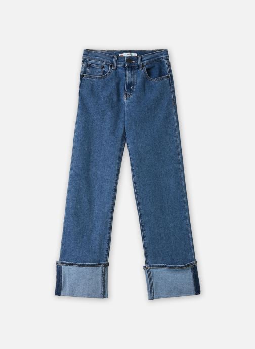 Levi's Kids Jeans LVG WIDE LEG JEANS W/ROLL-CUFF fille bleu