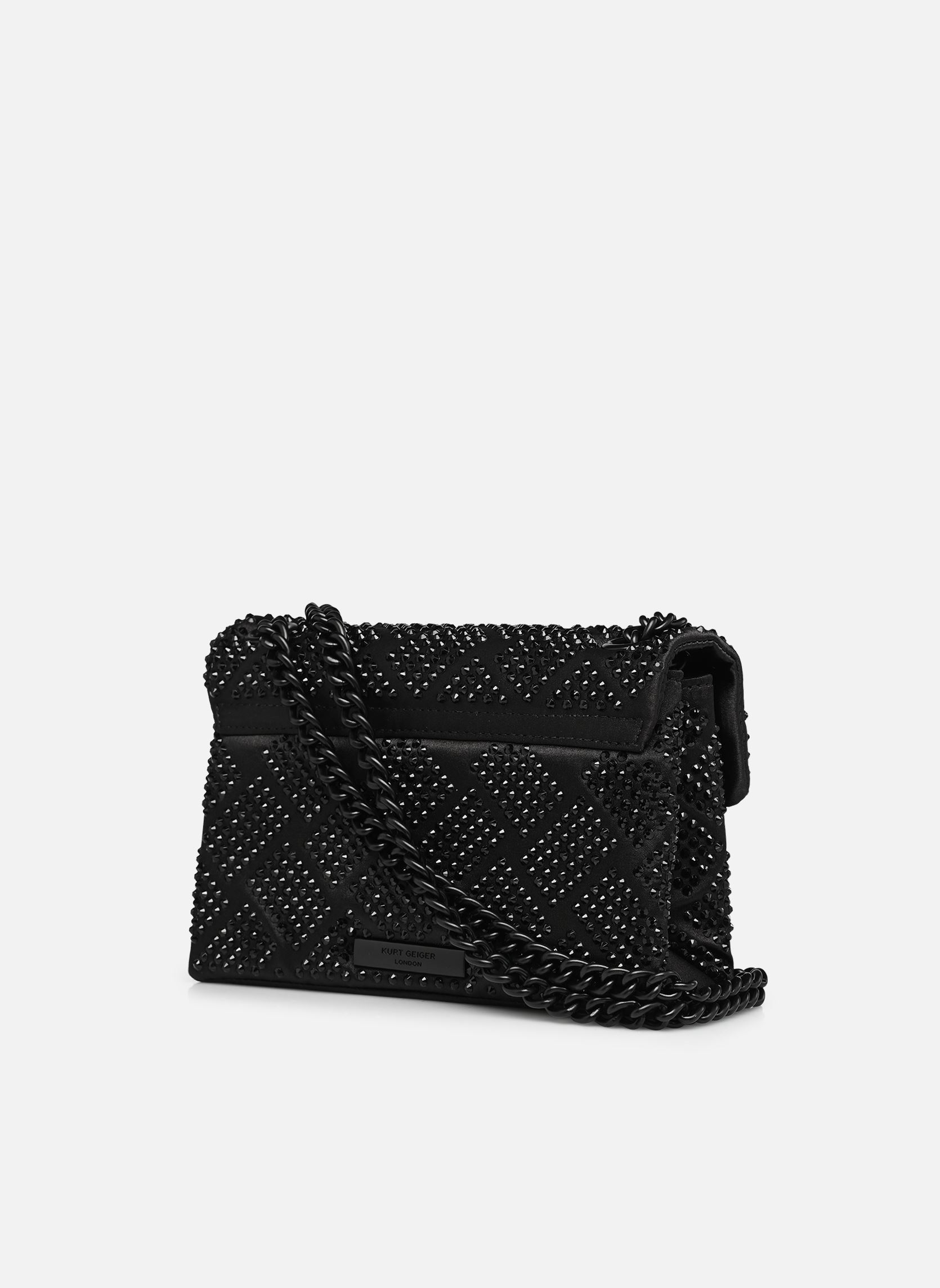 Tassen FABRIC MINI KENSINGTON dames zwart Kurt Geiger Tassen FABRIC MINI KENSINGTON dames zwart BLACK
