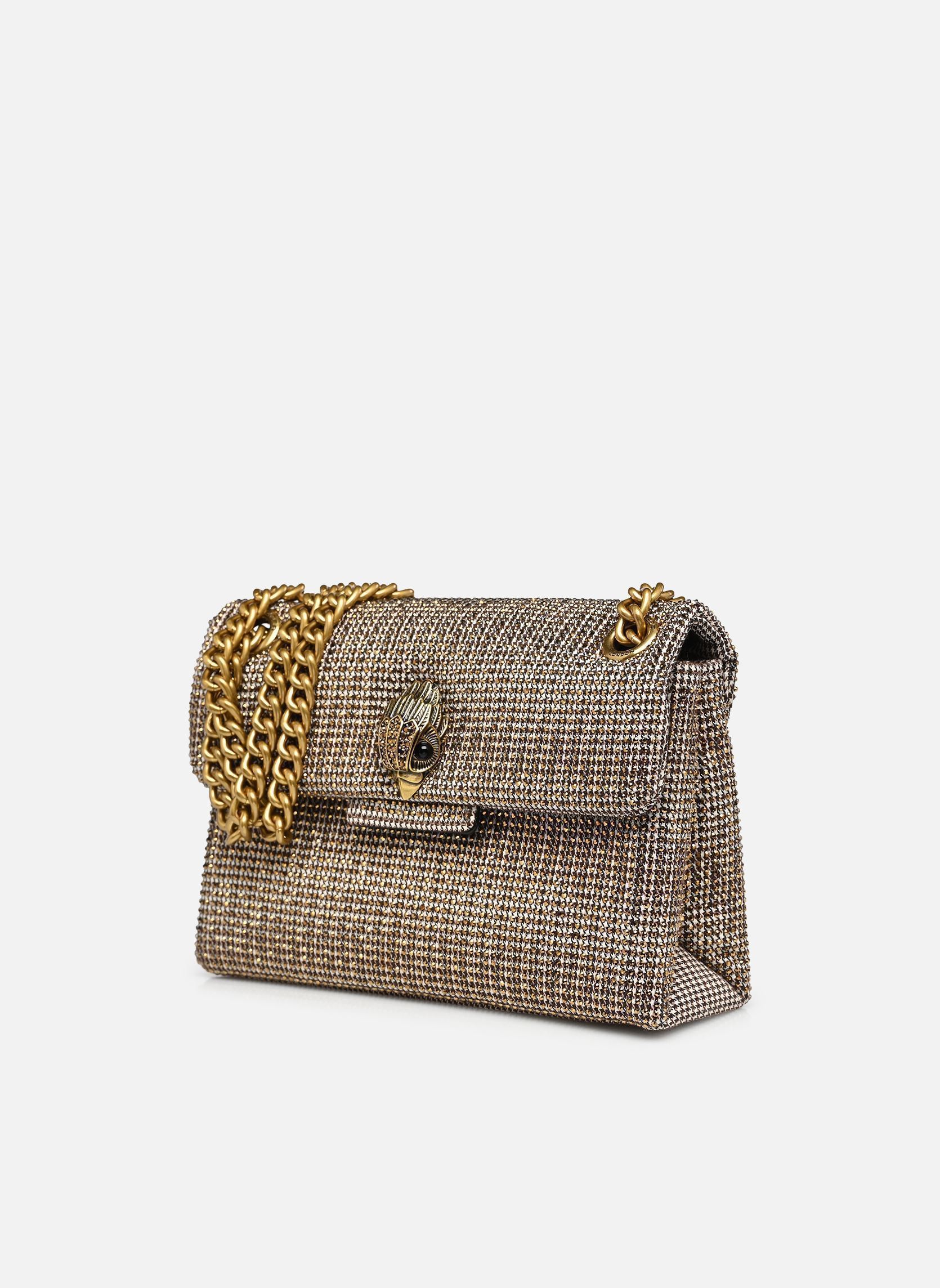 Tassen FABRIC MINI KENSINGTON V dames beige Kurt Geiger Tassen FABRIC MINI KENSINGTON V dames beige BEIGE