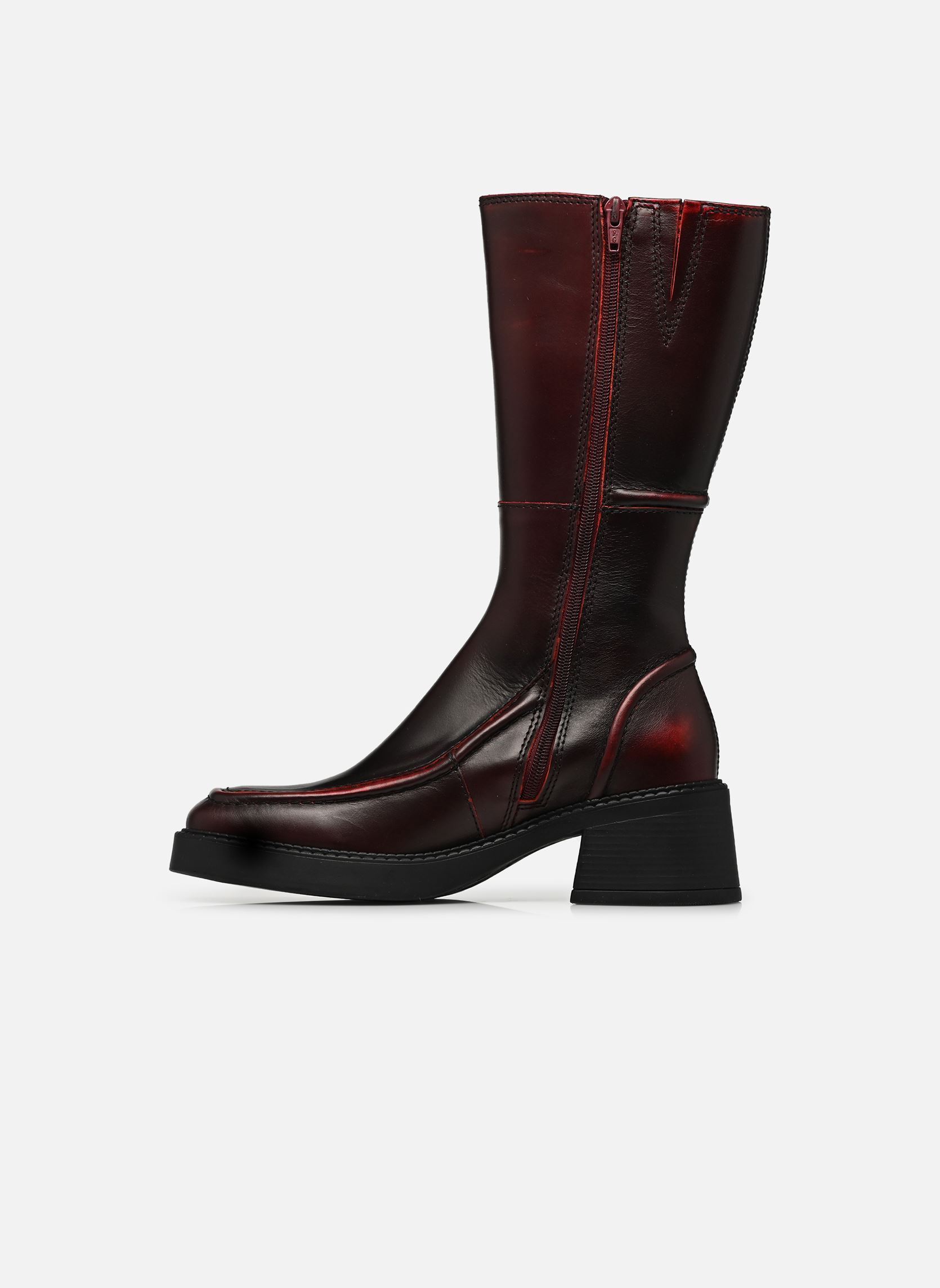 Bottines et boots Dagmara femme bordeaux E8 by Miista Bottines et boots Dagmara femme bordeaux BURGUNDY