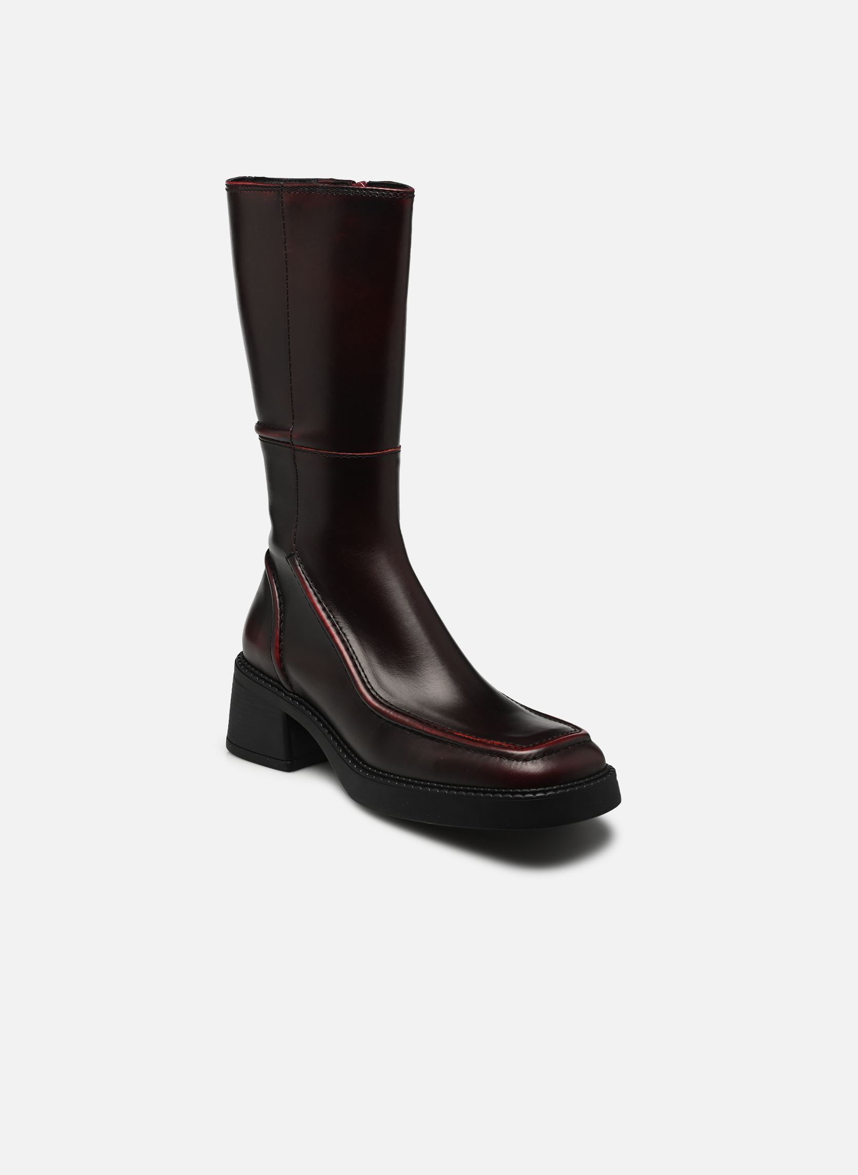 Bottines et boots Dagmara femme bordeaux E8 by Miista Bottines et boots Dagmara femme bordeaux BURGUNDY