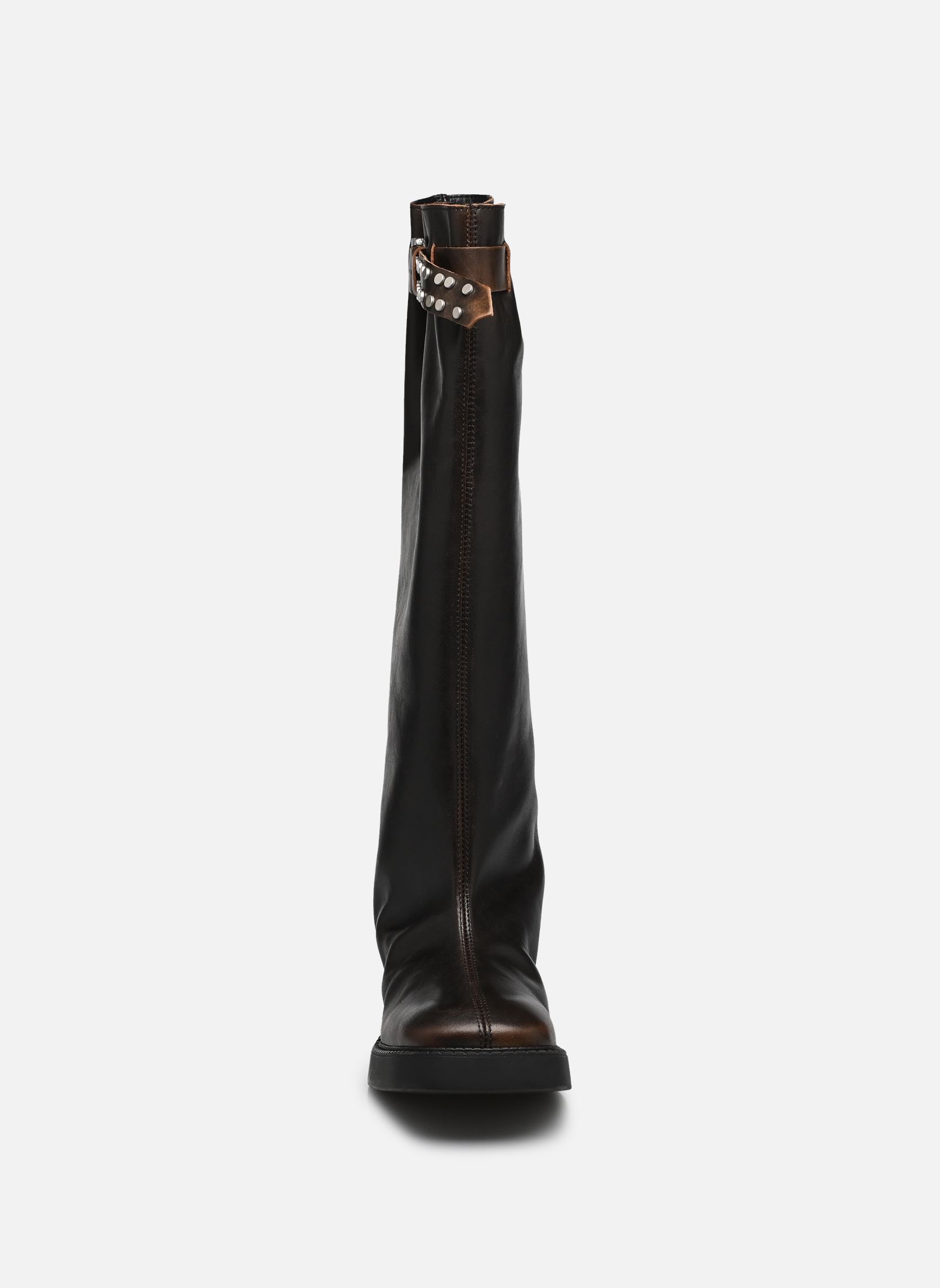 Bottes Kristel femme marron E8 by Miista Bottes Kristel femme marron BRUSHED BROWN