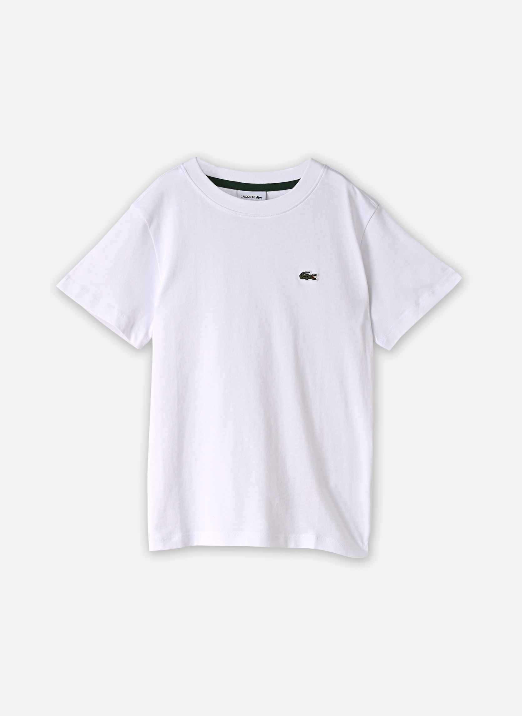 T-shirts LCB CORE TEE jongens wit Lacoste T-shirts LCB CORE TEE jongens wit BLANC