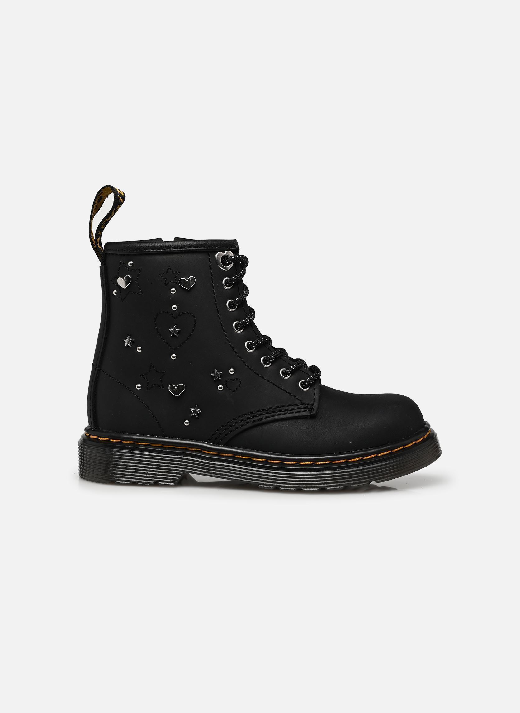 Enkellaarzen en laarzen 1460 Hs T meisjes zwart Dr. Martens Enkellaarzen en laarzen 1460 Hs T meisjes zwart BLACK WYOMING