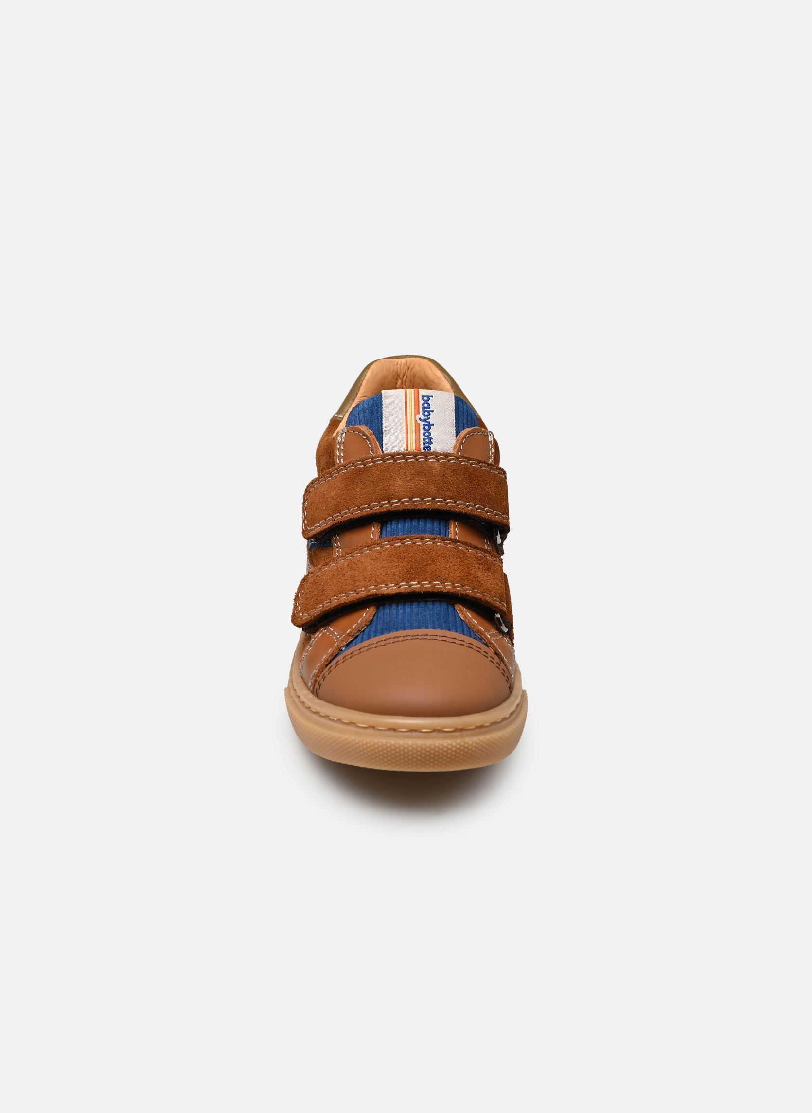 Sneakers Arezzo Velcro jongens bruin Babybotte Sneakers Arezzo Velcro jongens bruin COGNAC