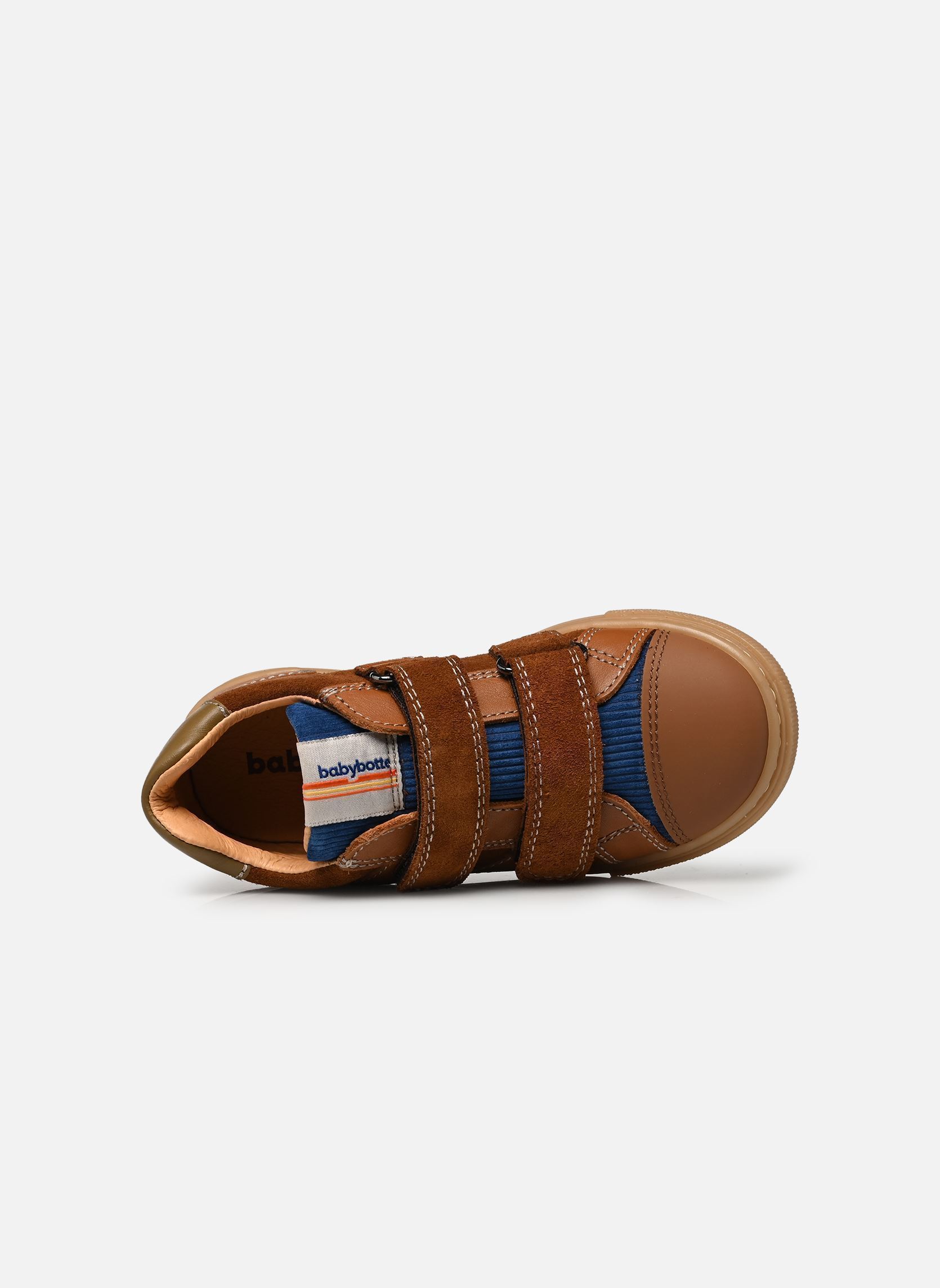 Sneakers Arezzo Velcro jongens bruin Babybotte Sneakers Arezzo Velcro jongens bruin COGNAC