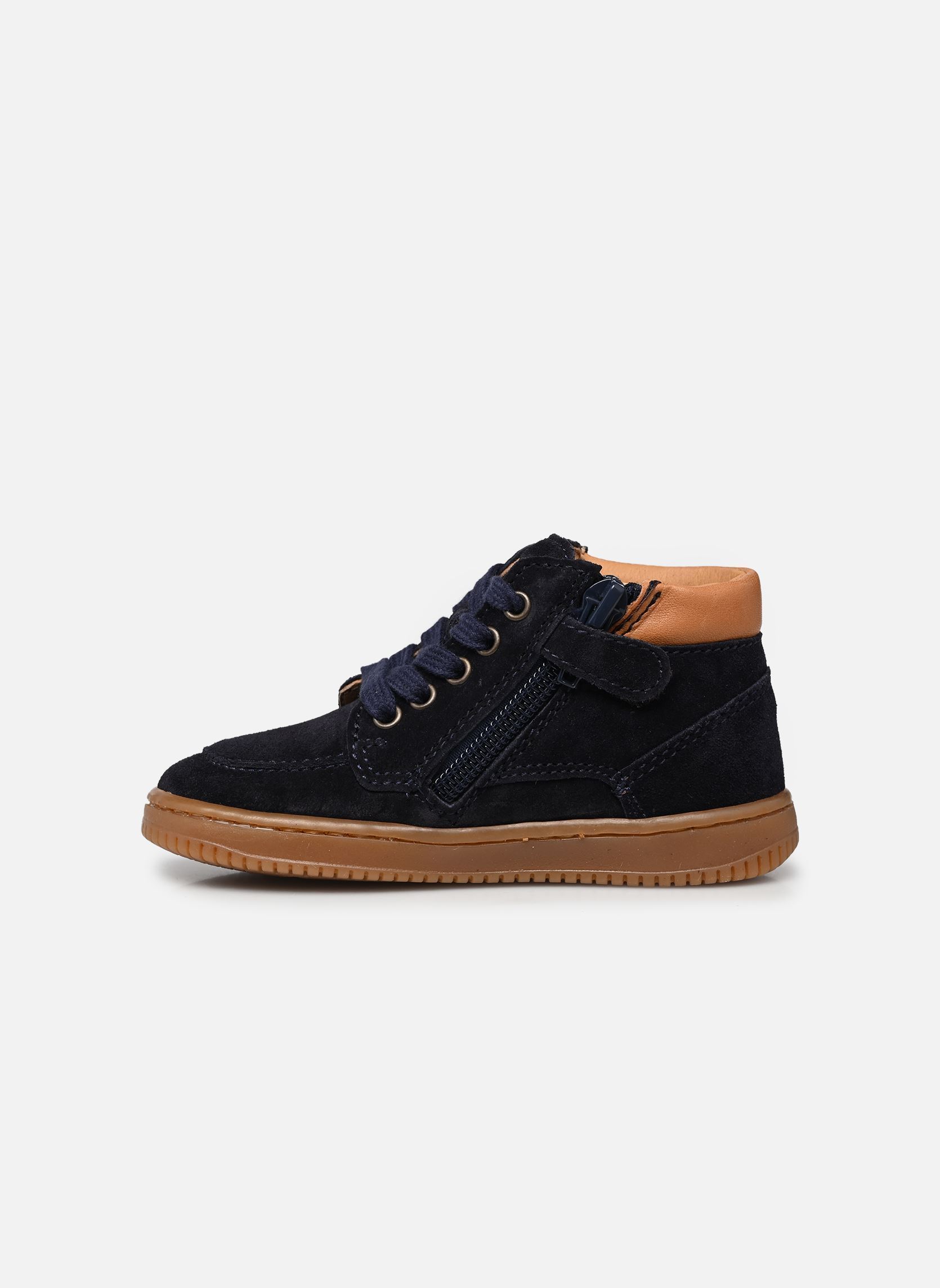 Hoge sneakers Ficus jongens blauw Babybotte Hoge sneakers Ficus jongens blauw BLEU