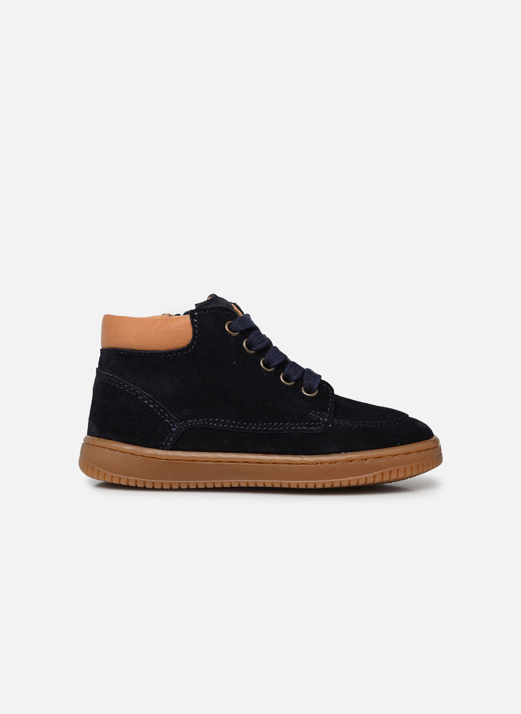 Hoge sneakers Ficus jongens blauw Babybotte Hoge sneakers Ficus jongens blauw BLEU