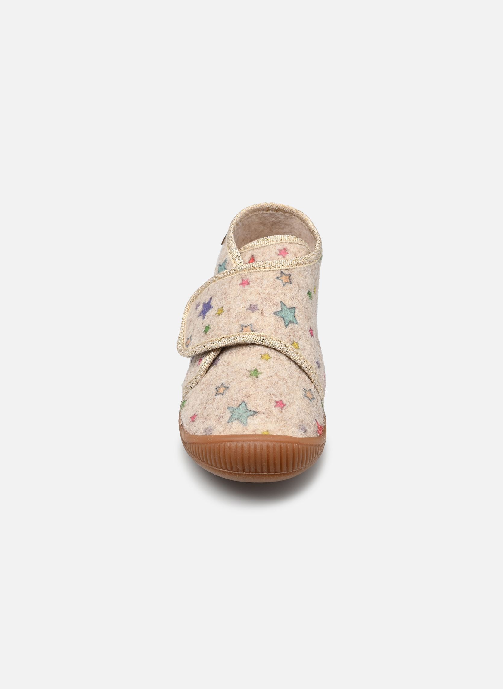 Chaussons Pierette Velcro beige Babybotte Chaussons Pierette Velcro beige BEIGE