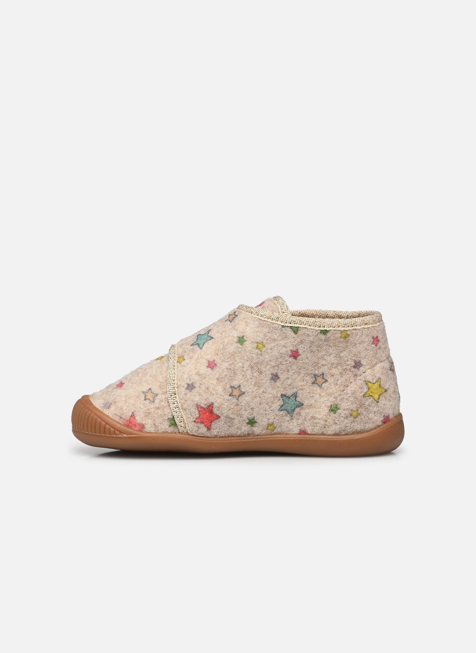 Chaussons Pierette Velcro beige Babybotte Chaussons Pierette Velcro beige BEIGE