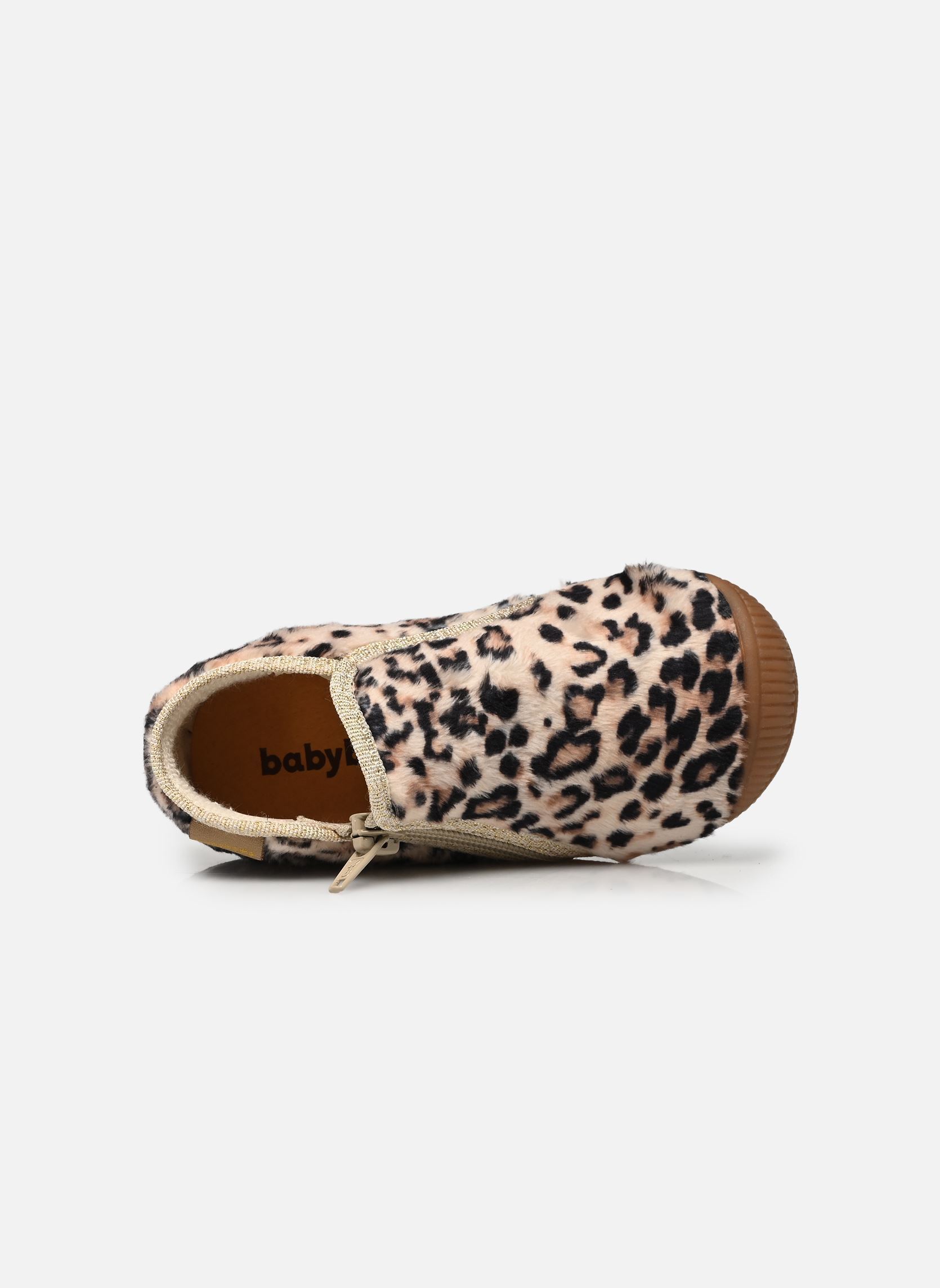 Pantoffels Pierette Zip meisjes meerkleurig Babybotte Pantoffels Pierette Zip meisjes meerkleurig LEOPARD