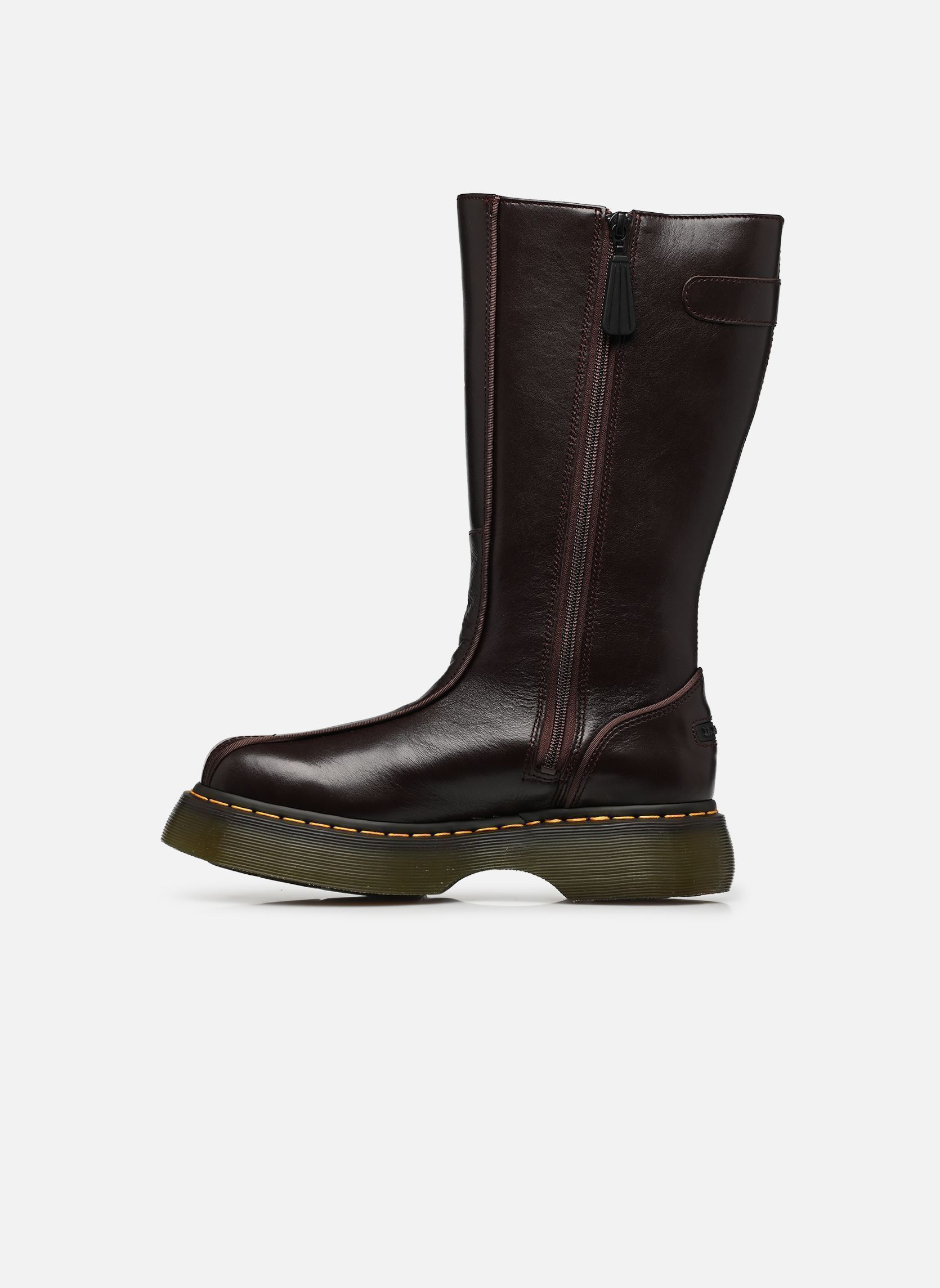 Bottes Buzz Hi femme marron Dr. Martens Bottes Buzz Hi femme marron DARK BROWN MILLED GLOSS