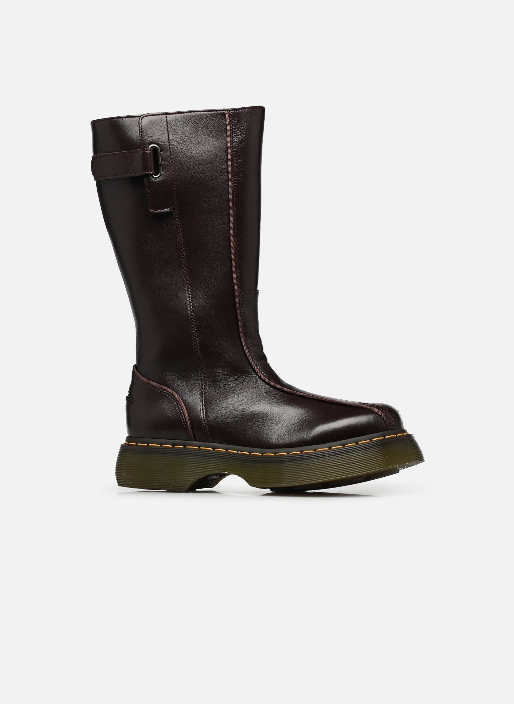 Bottes Buzz Hi femme marron Dr. Martens Bottes Buzz Hi femme marron DARK BROWN MILLED GLOSS