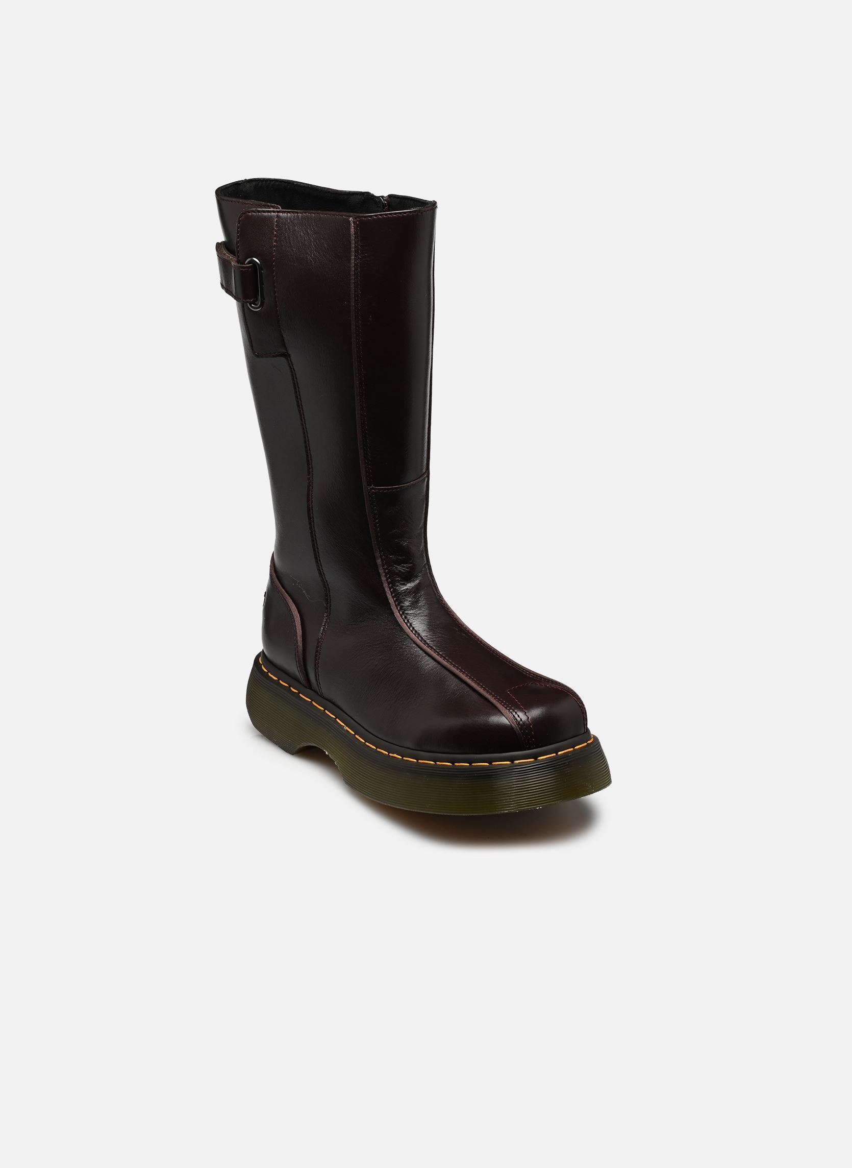 Bottes Buzz Hi femme marron Dr. Martens Bottes Buzz Hi femme marron DARK BROWN MILLED GLOSS