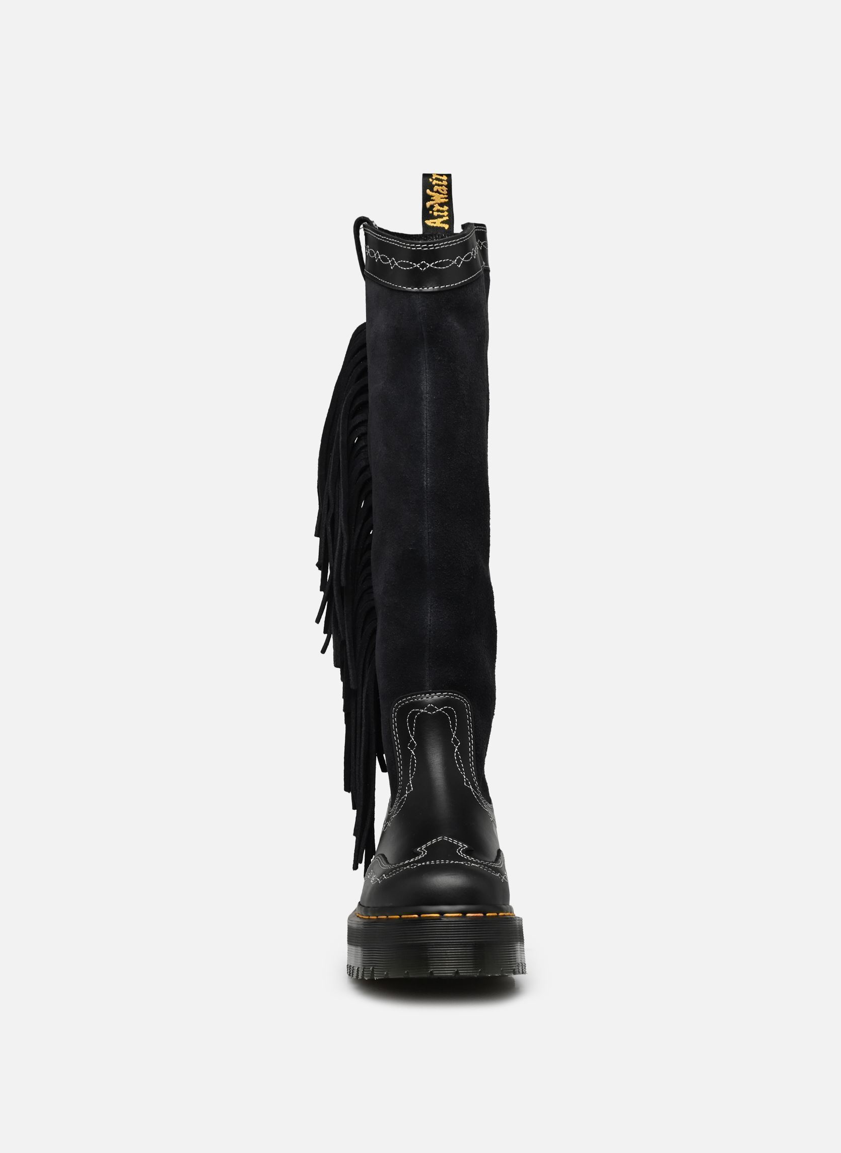 Laarzen Quad Hi Dr dames zwart Dr. Martens Laarzen Quad Hi Dr dames zwart BLACK CLASSIC PULL UP + BRONX