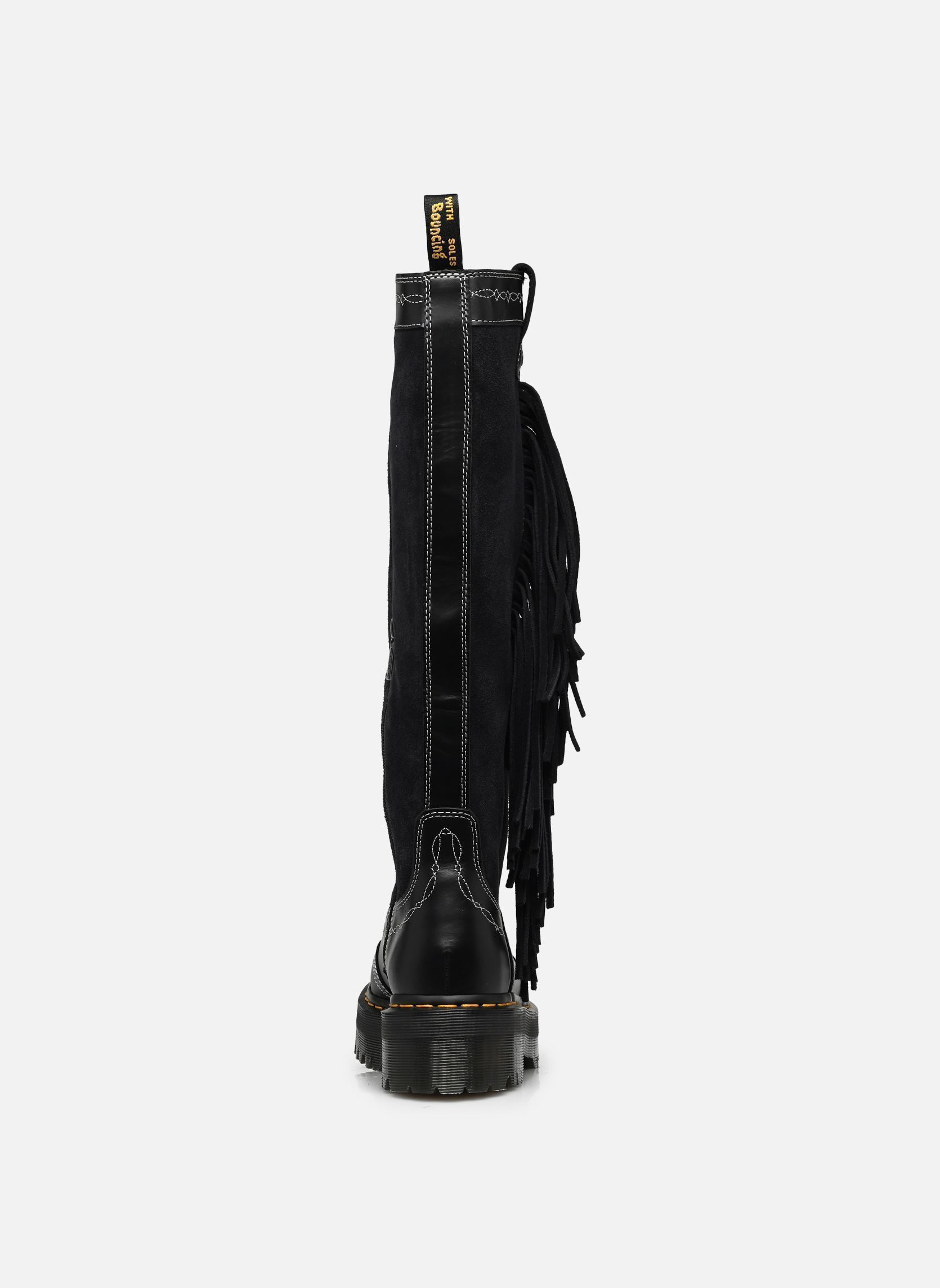 Laarzen Quad Hi Dr dames zwart Dr. Martens Laarzen Quad Hi Dr dames zwart BLACK CLASSIC PULL UP + BRONX