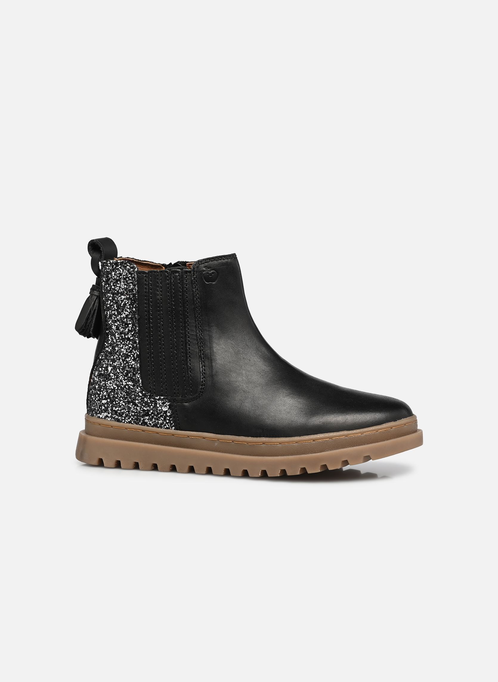 Bottines et bottes Wonder Boots fille noir Shoo Pom Bottines et bottes Wonder Boots fille noir BLACK-GLITTER