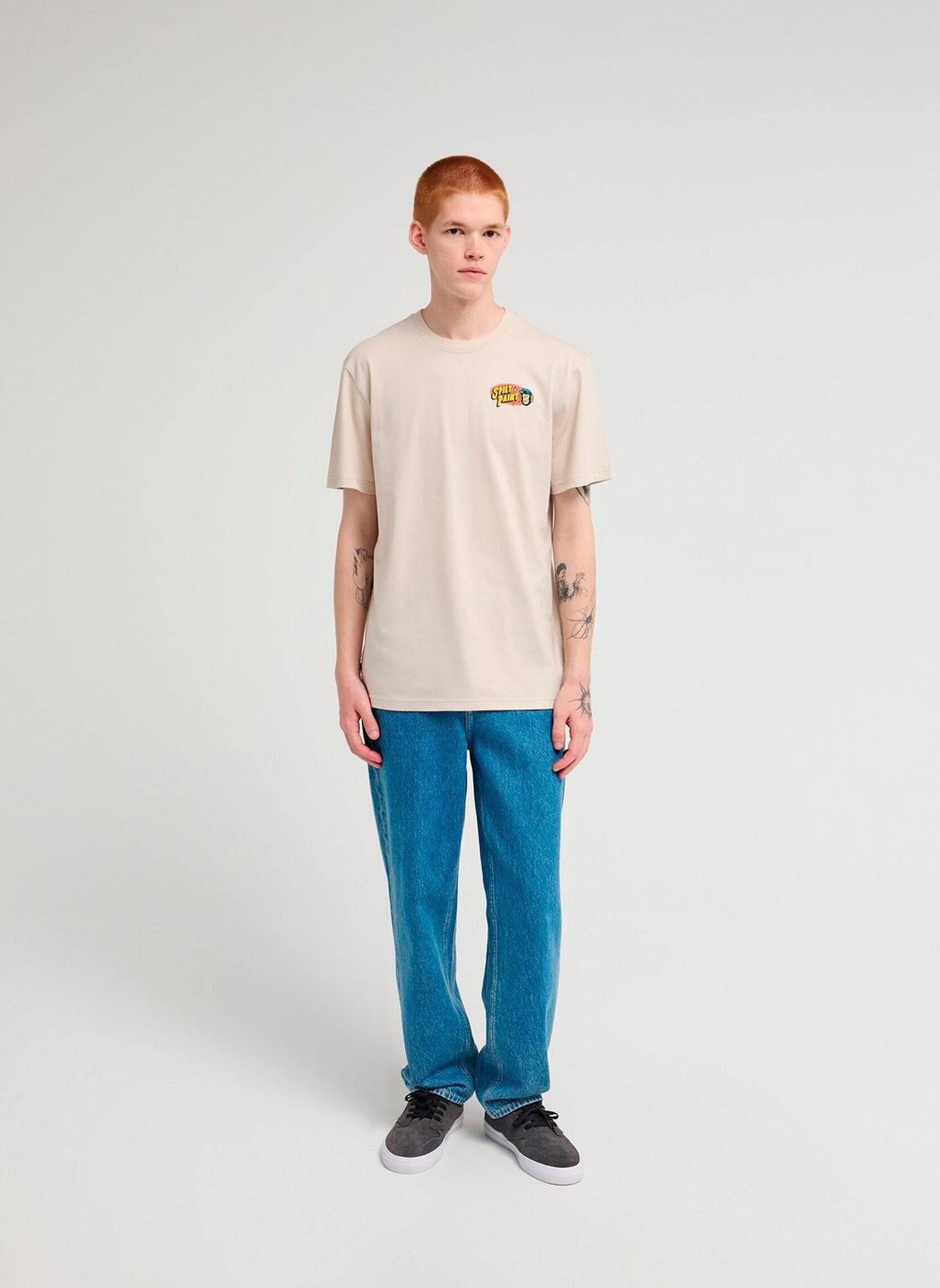 Tee-shirts Carry SS homme beige Element Tee-shirts Carry SS homme beige OAT MILK