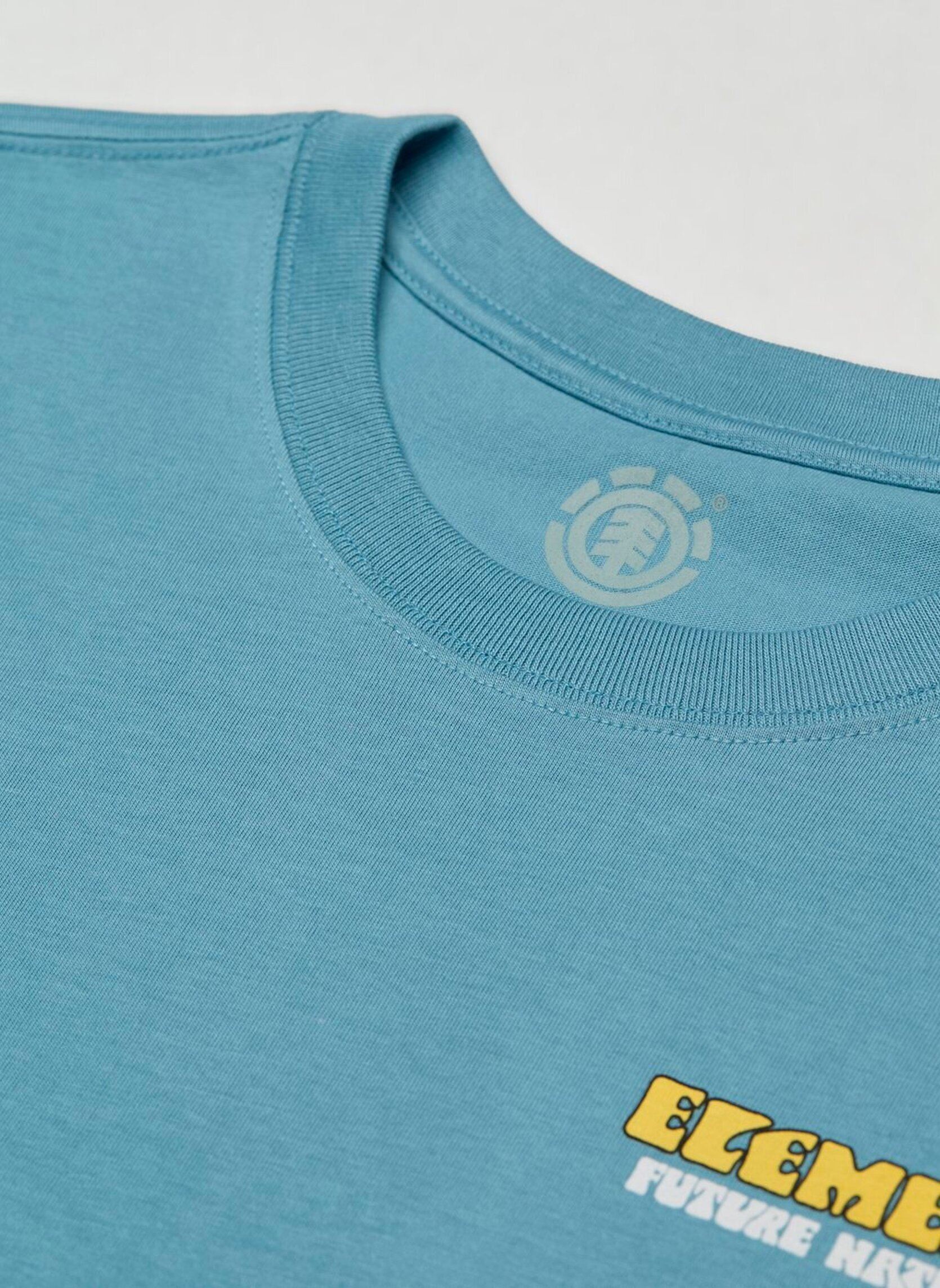 Tee-shirts Feel Power Ss homme bleu Element Tee-shirts Feel Power Ss homme bleu FADED DENIM