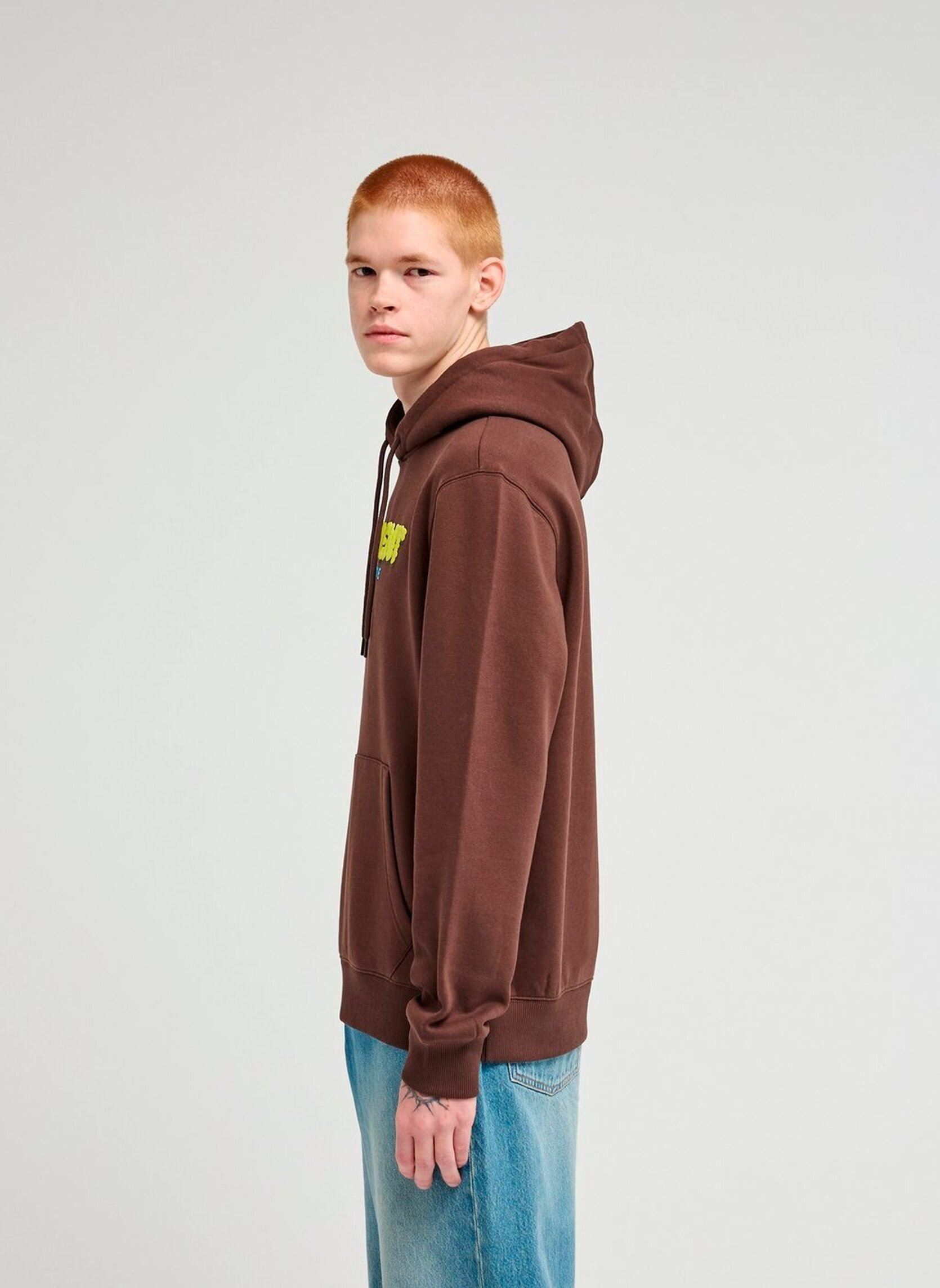 Sweats Fluff homme marron Element Sweats Fluff homme marron JAVA
