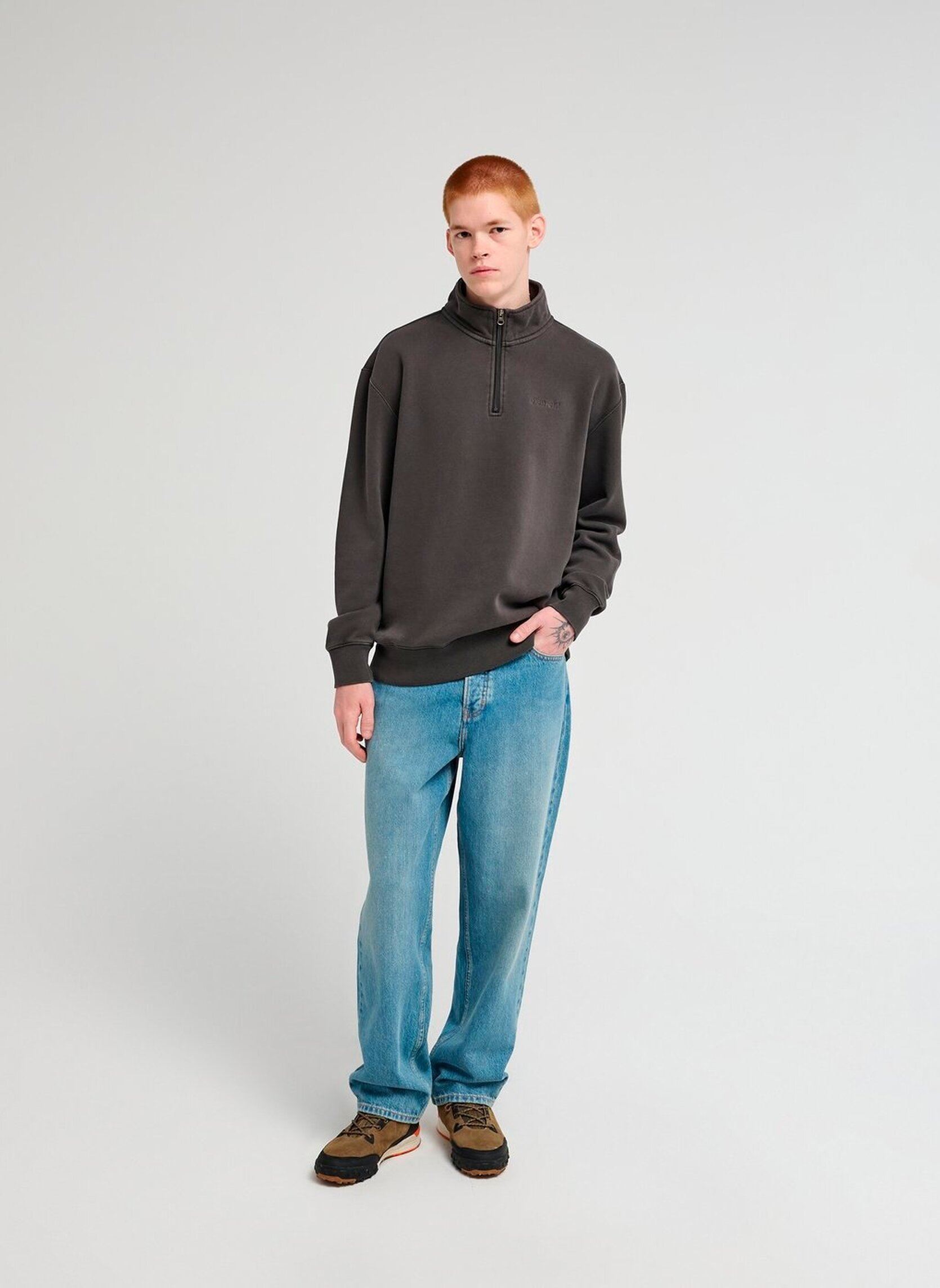 Sweats Lowcase Pigment homme gris Element Sweats Lowcase Pigment homme gris OFF BLACK
