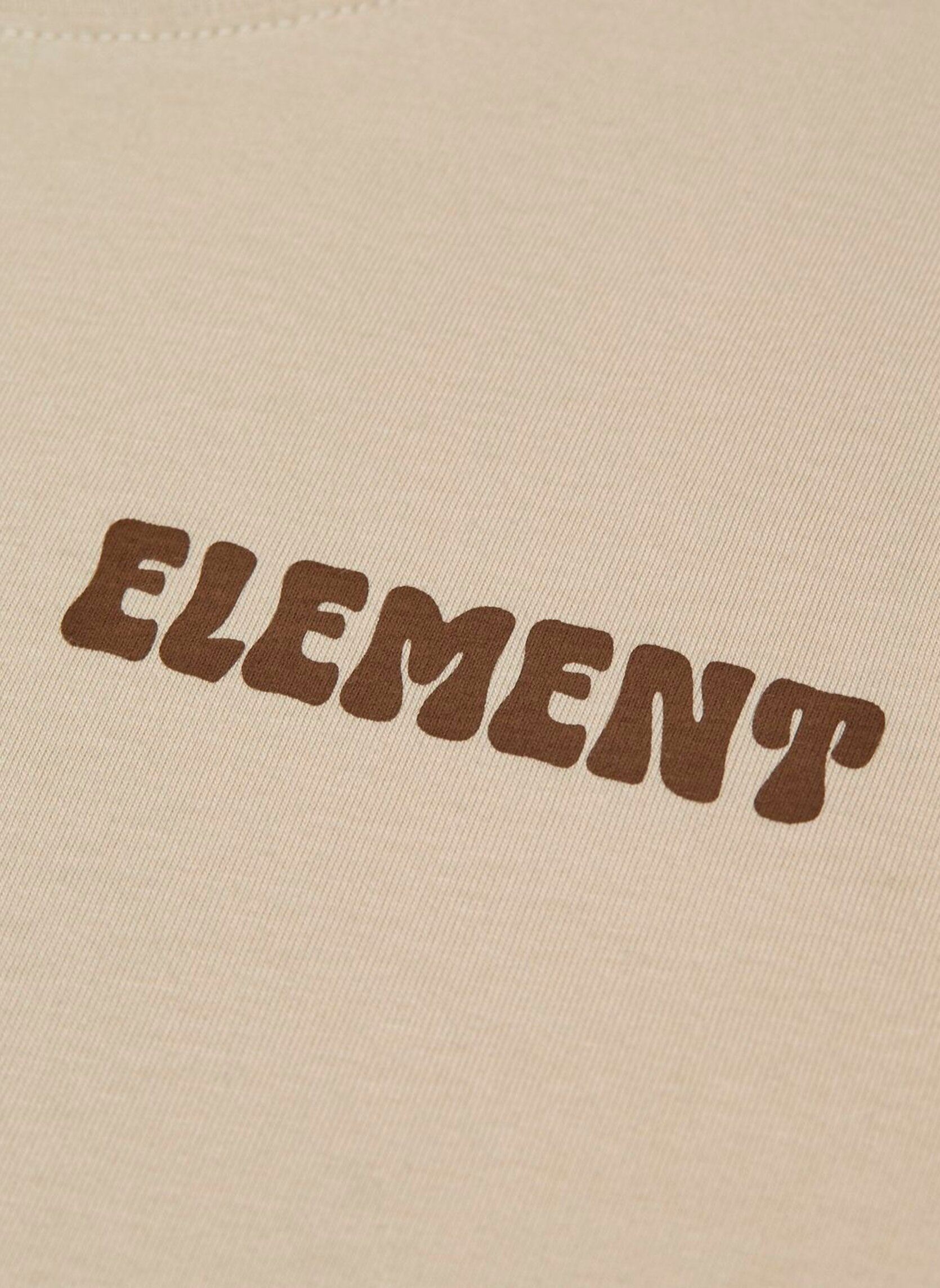 Tee-shirts Pleasure Ss homme beige Element Tee-shirts Pleasure Ss homme beige OAT MILK