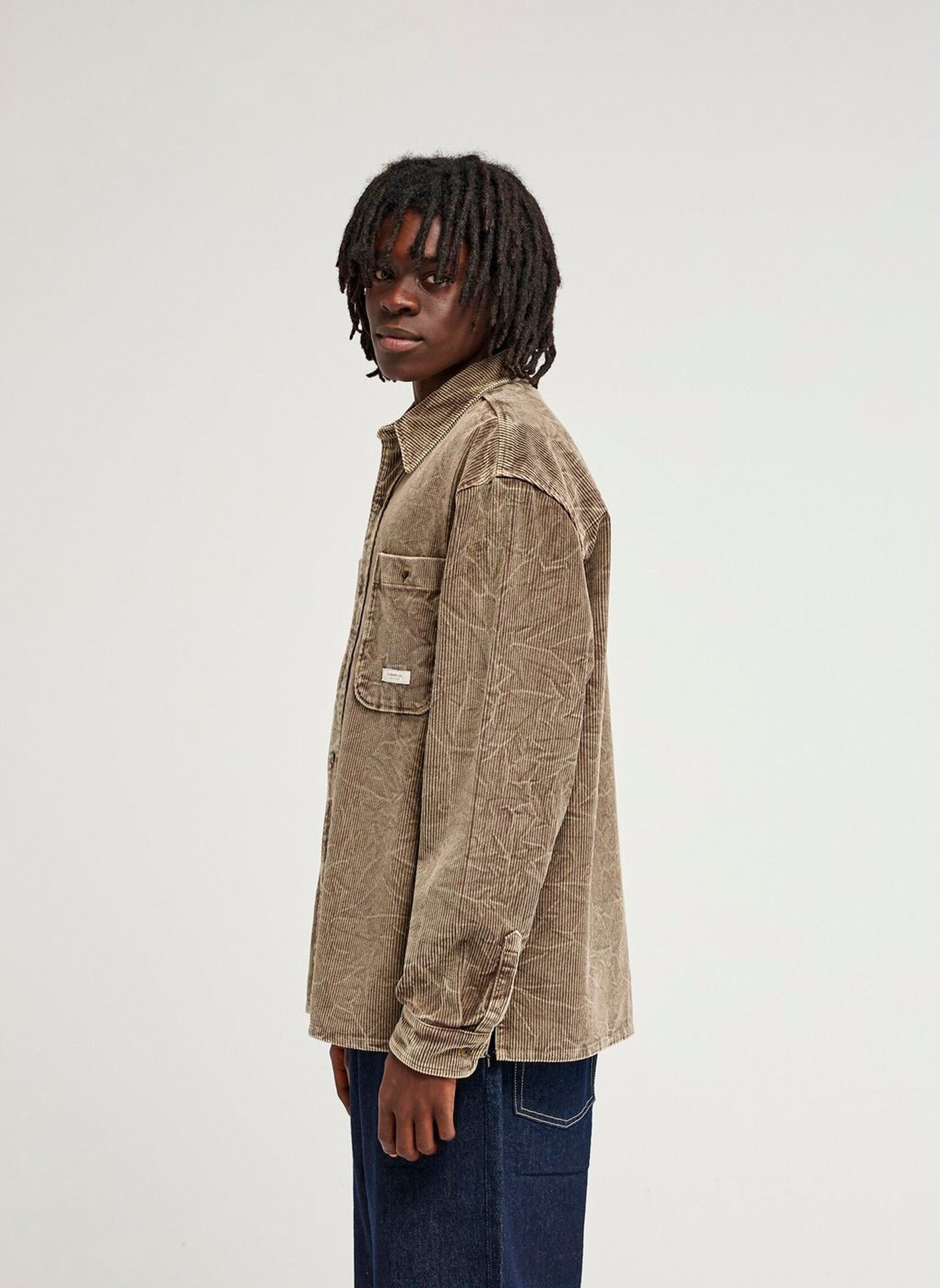 Chemises Rlxwashedcordls homme gris Element Chemises Rlxwashedcordls homme gris STONE GRAY