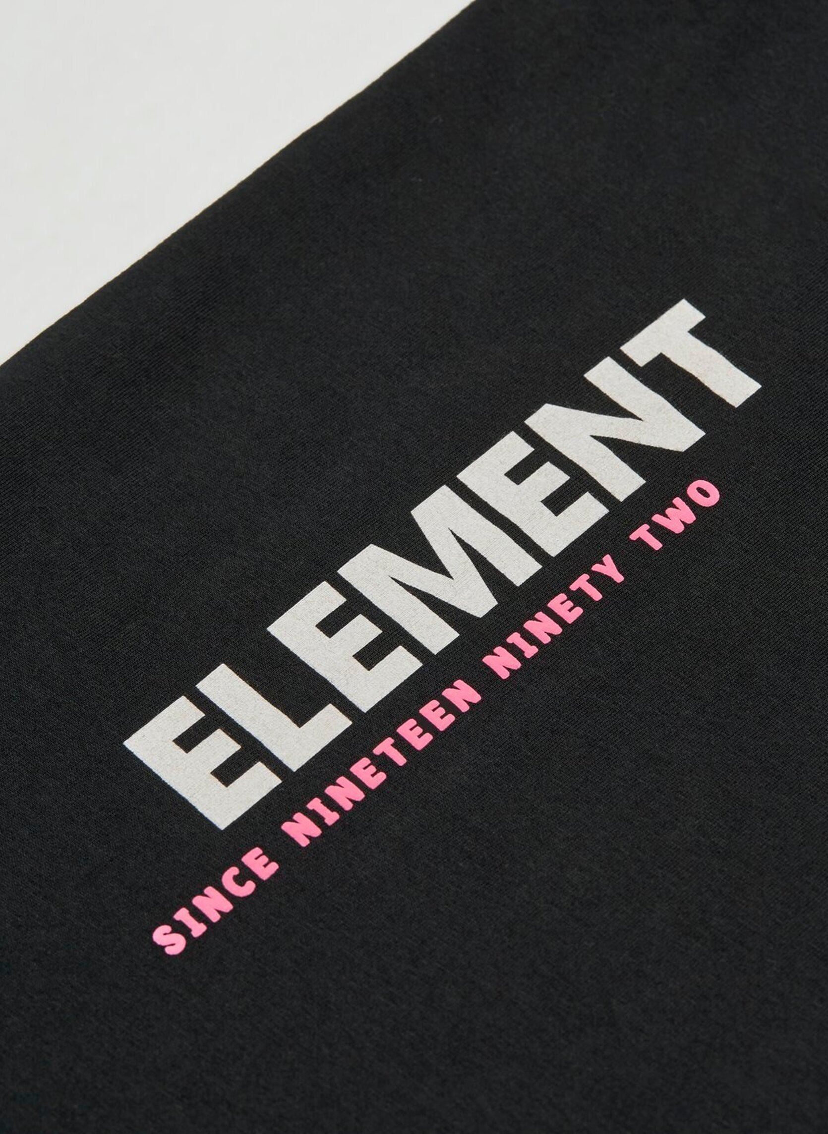Tee-shirts Throw Up Ss homme noir Element Tee-shirts Throw Up Ss homme noir FLINT BLACK