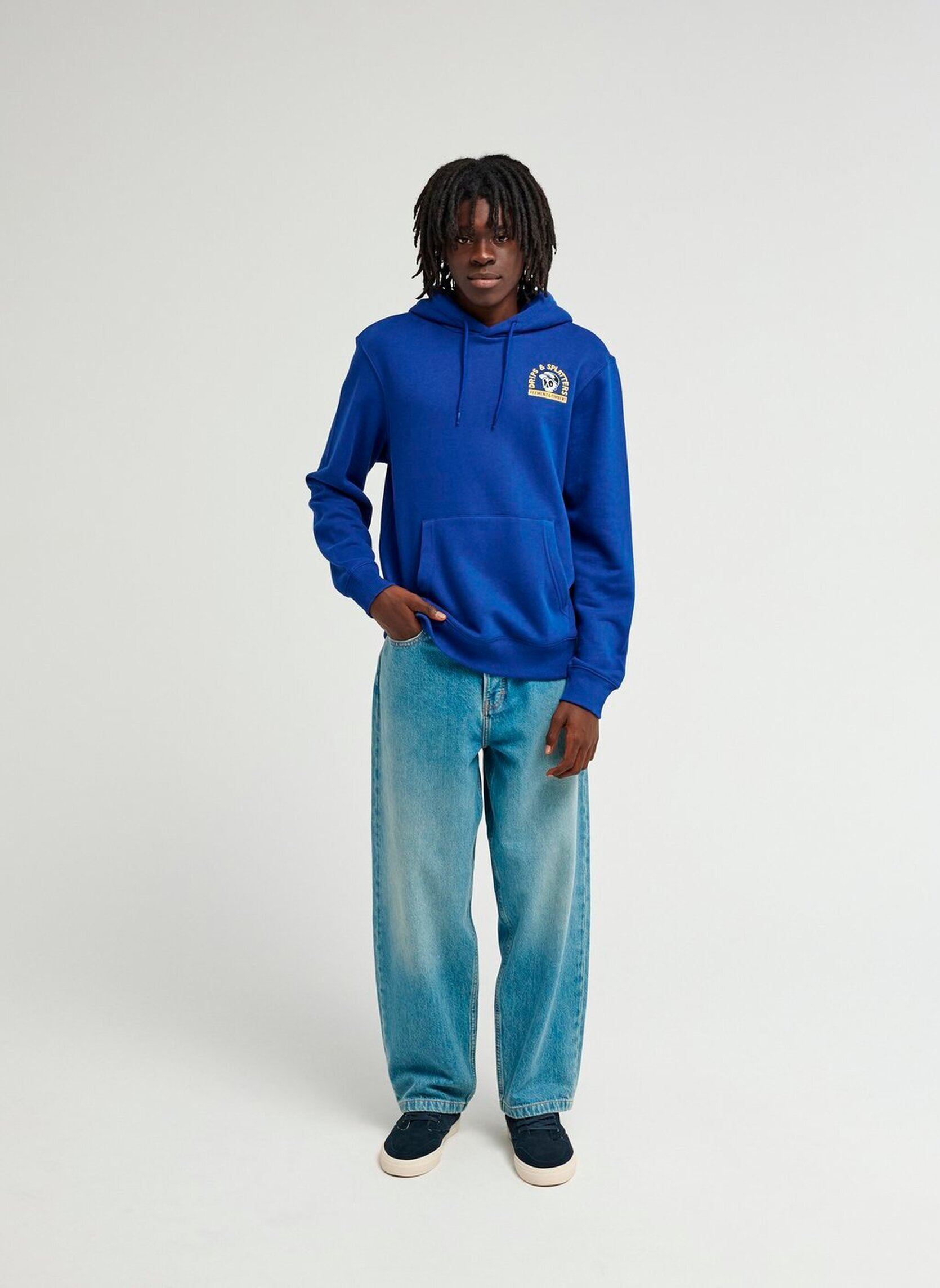 Sweats Timber Drips homme bleu Element Sweats Timber Drips homme bleu BELLWEATHER BLUE