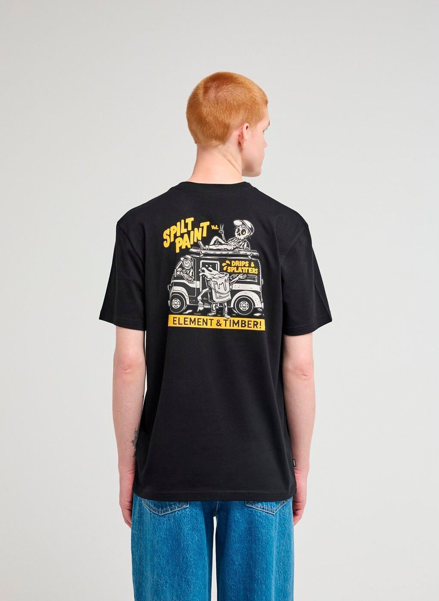 Tee-shirts Van SS homme noir Element Tee-shirts Van SS homme noir FLINT BLACK