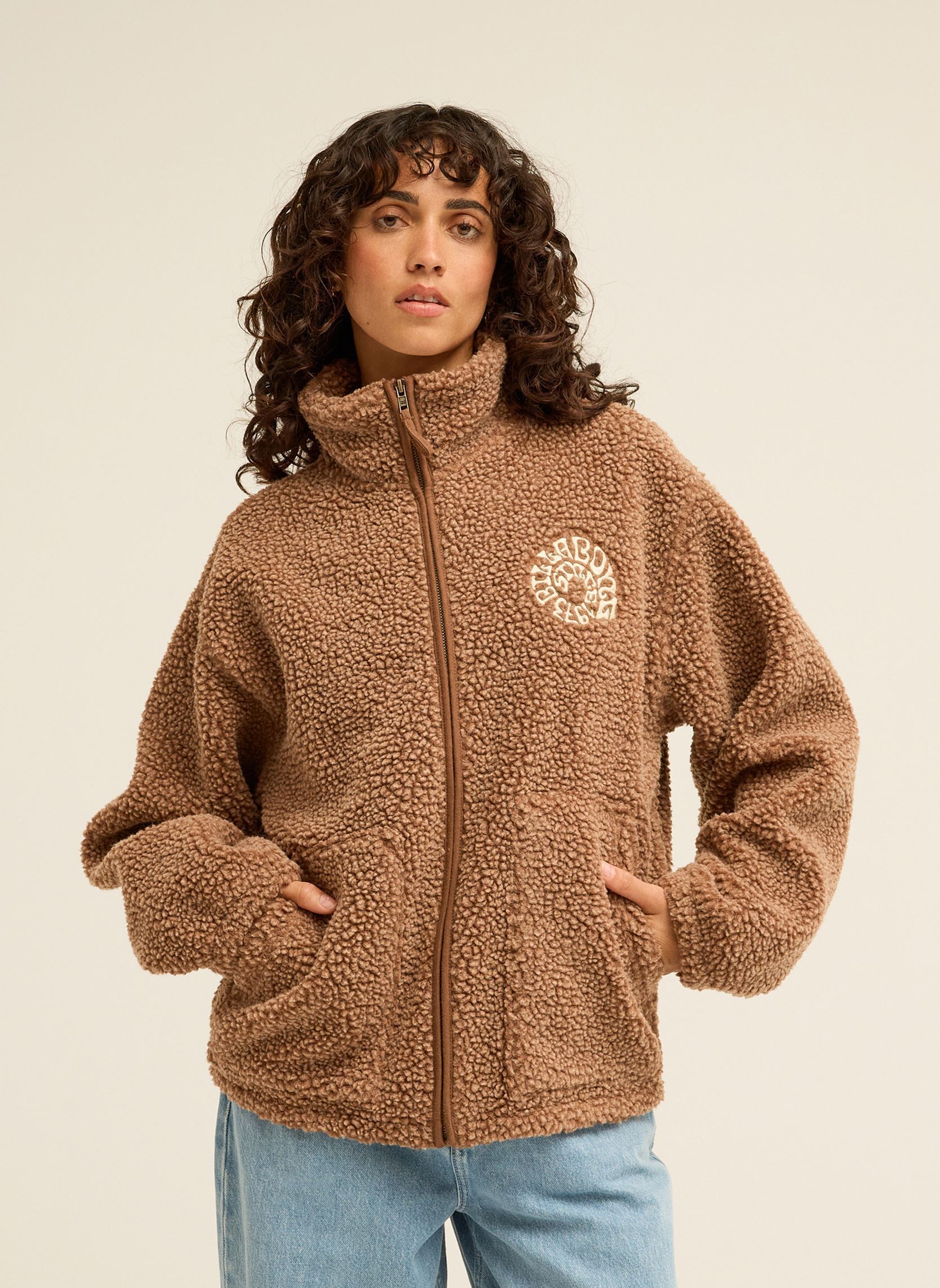 Fleece-Jacken Bring The Light damen braun Billabong Fleece-Jacken Bring The Light damen braun BROWNSTONE
