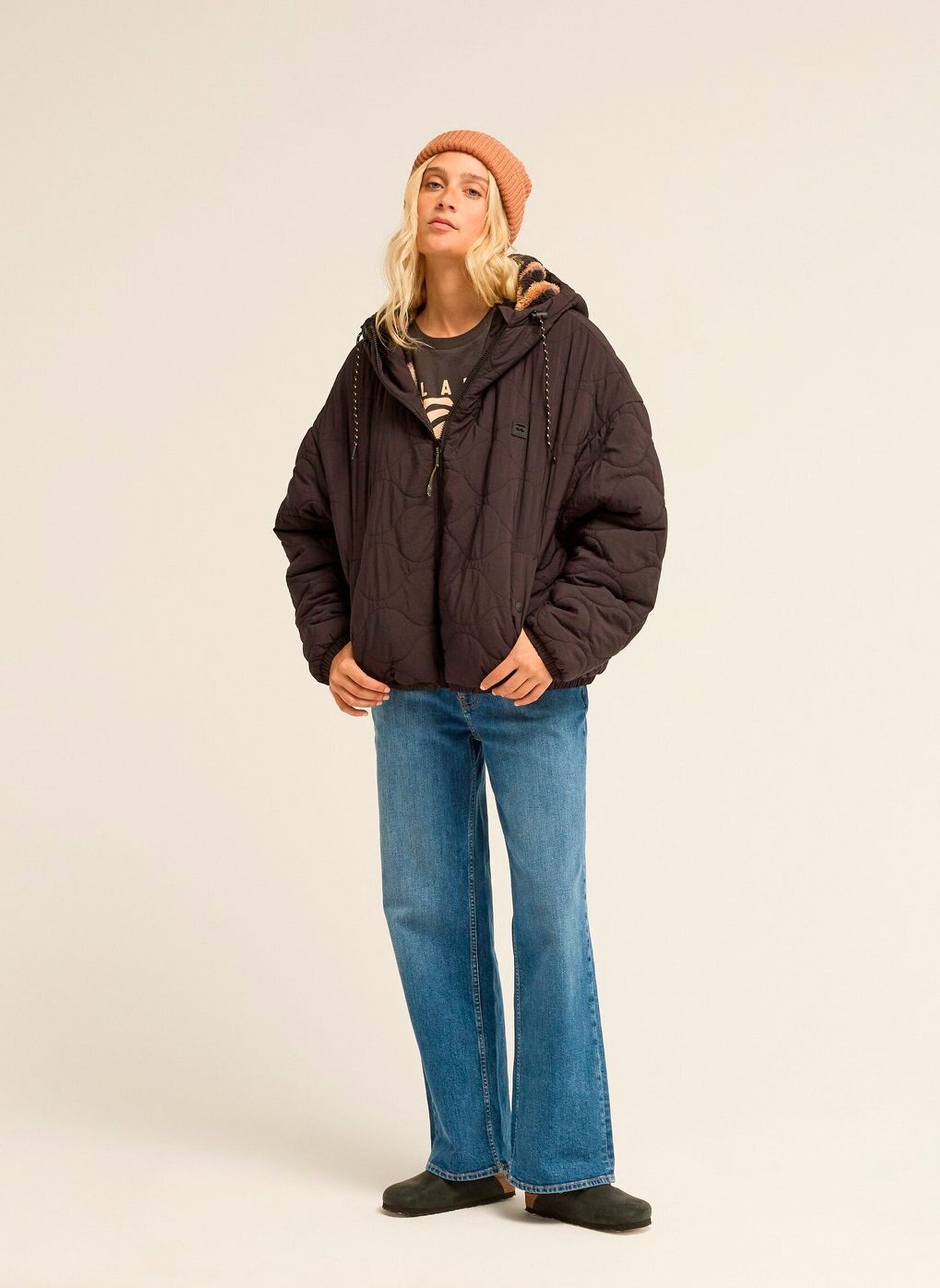 Doudounes Fall Camper femme noir Billabong Doudounes Fall Camper femme noir BLACK PEBBLE