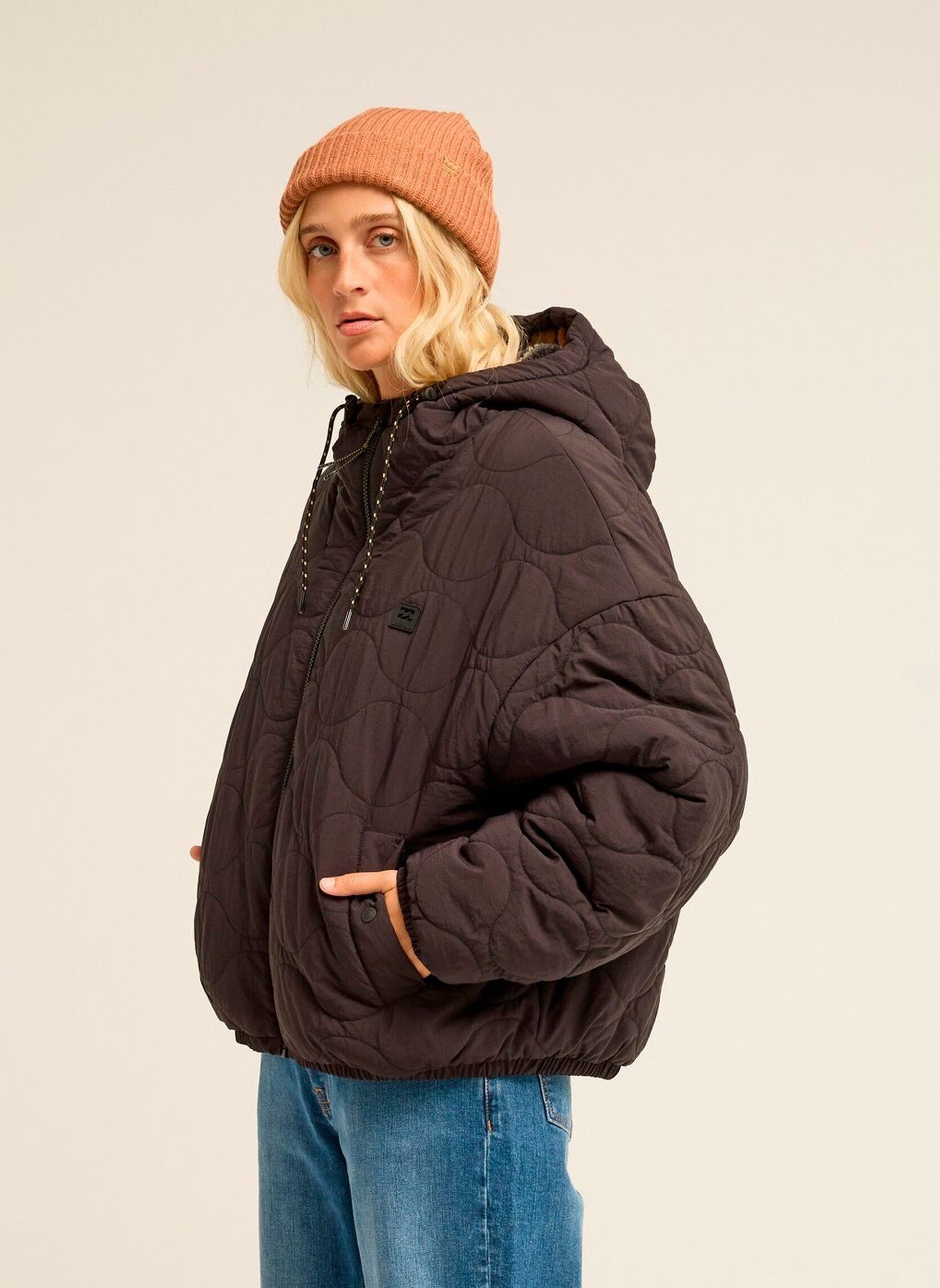 Doudounes Fall Camper femme noir Billabong Doudounes Fall Camper femme noir BLACK PEBBLE