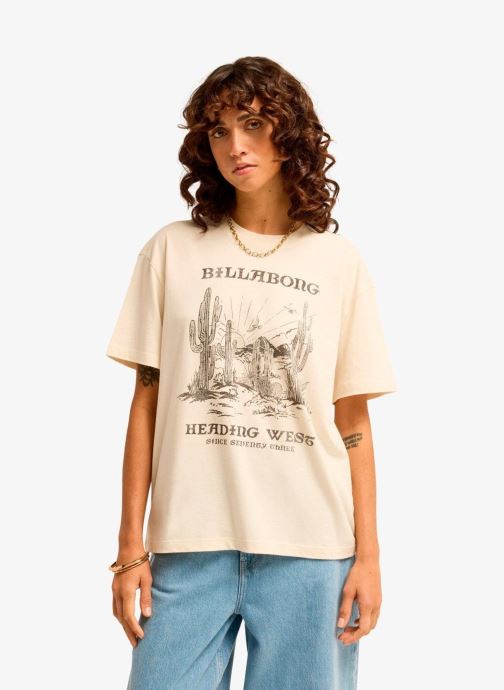 Billabong Tee-shirts Heading West femme blanc