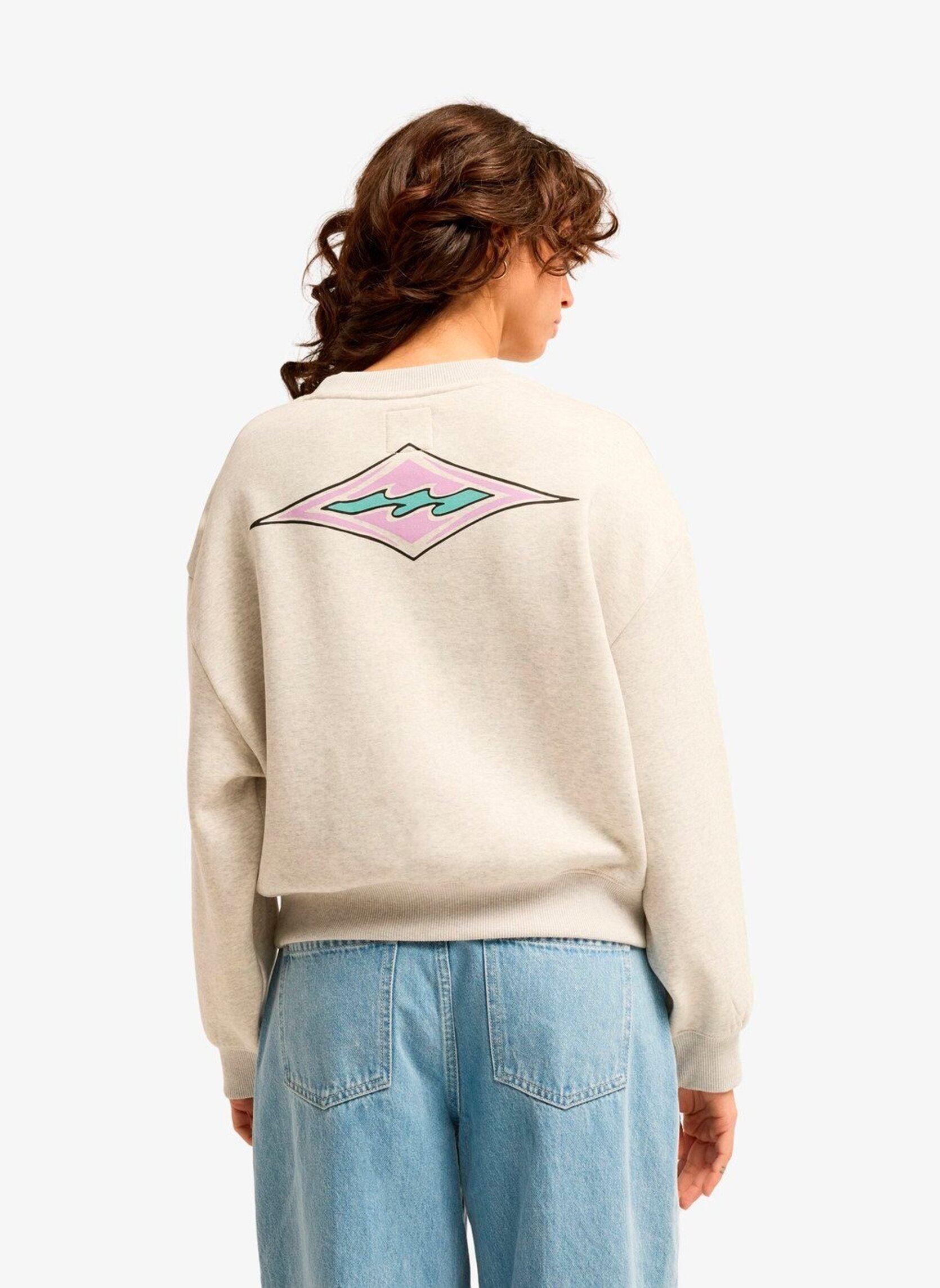 Sweatshirts Heritage femme gris Billabong Sweatshirts Heritage femme gris GREY HEATHER