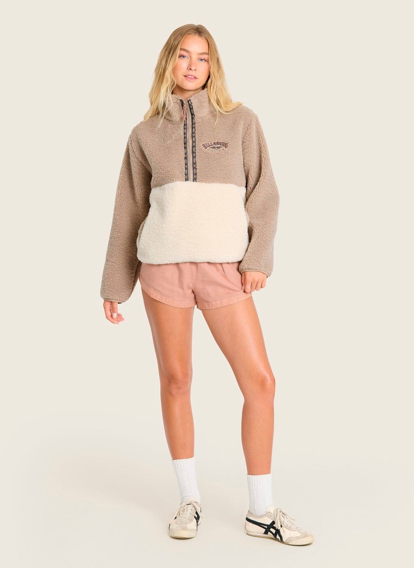 Fleece-Jacken Horizon Sherpa damen beige Billabong Fleece-Jacken Horizon Sherpa damen beige COBBLESTONE