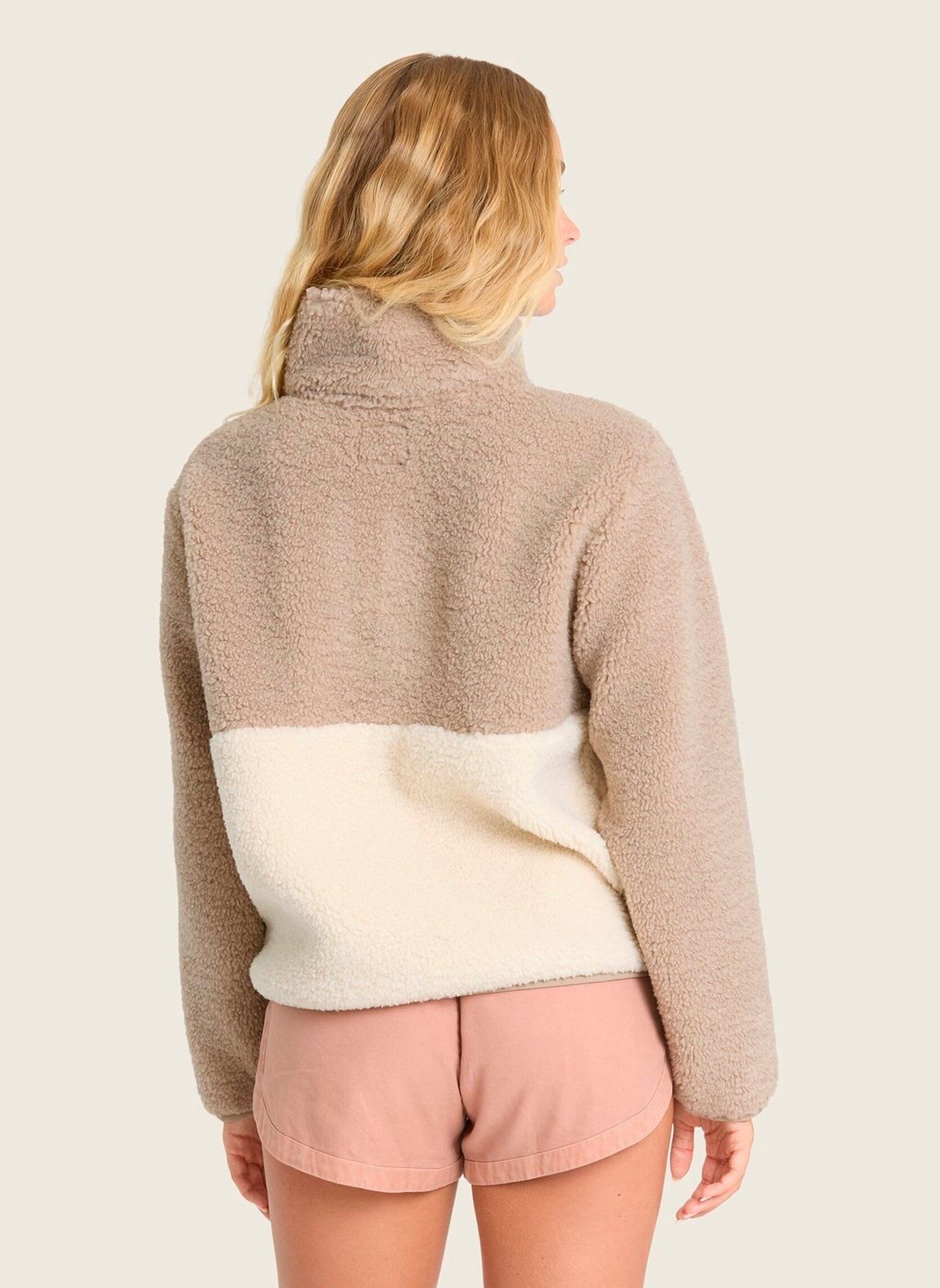 Fleece-Jacken Horizon Sherpa damen beige Billabong Fleece-Jacken Horizon Sherpa damen beige COBBLESTONE